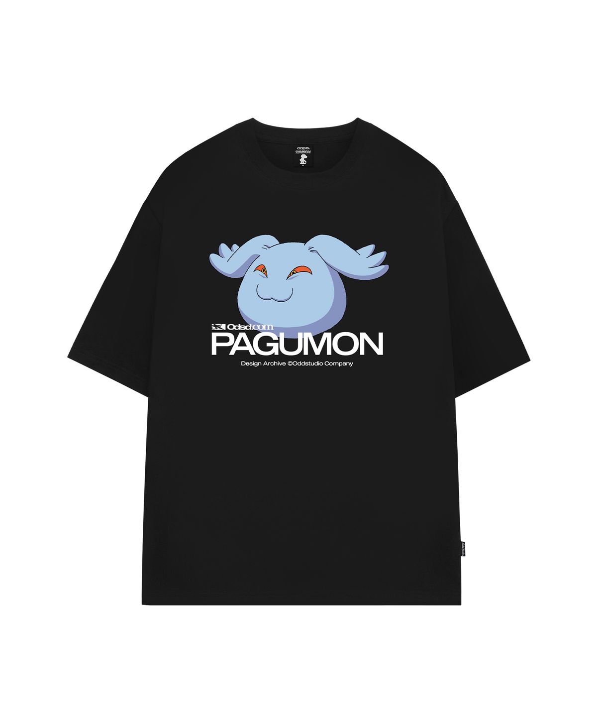 오드스튜디오(ODDSTUDIO) [디지몬 어드벤처] Pagumon Overfit T-shirt - 3COLOR