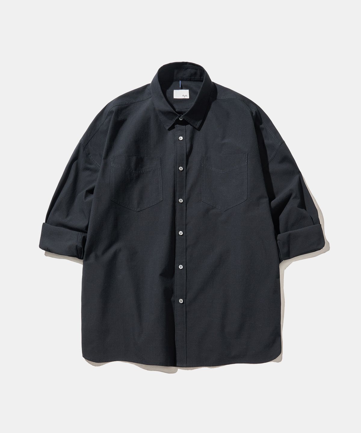 다이아몬드 레이라(DIAMOND LAYLA) UV Airy Black Linen Shirt S174