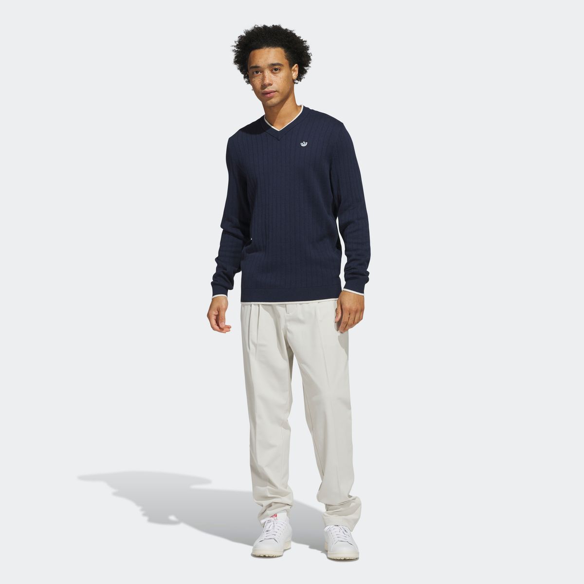 아디다스 골프(ADIDAS GOLF) 오리지널스 캐시미어 니트 스웨터 JP1193