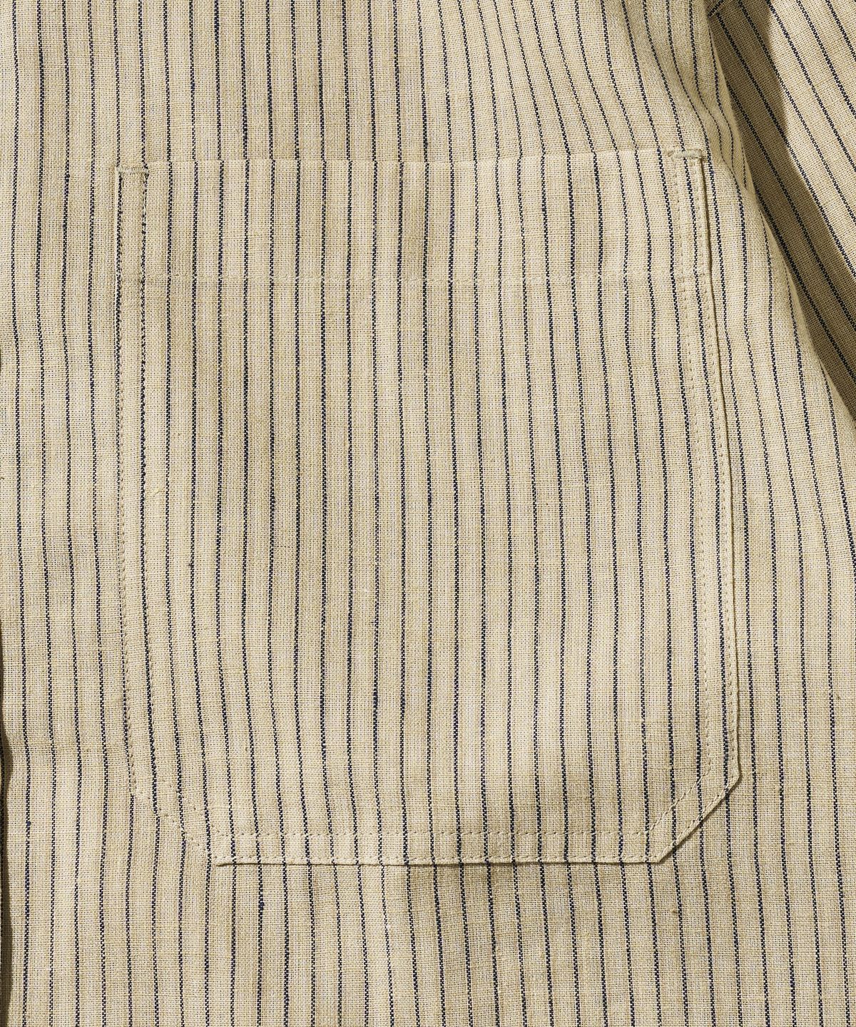 다이아몬드 레이라(DIAMOND LAYLA) UV Organic Heritage Linen Stripe Shirt S176