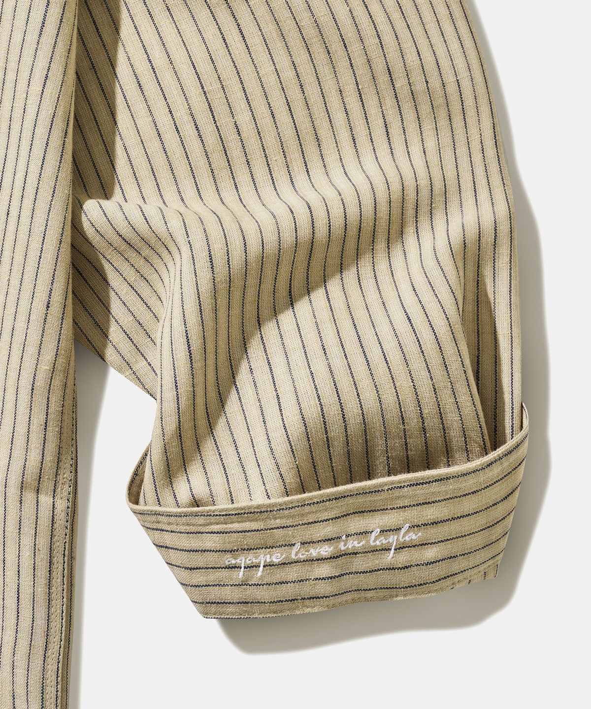 다이아몬드 레이라(DIAMOND LAYLA) UV Organic Heritage Linen Stripe Shirt S176