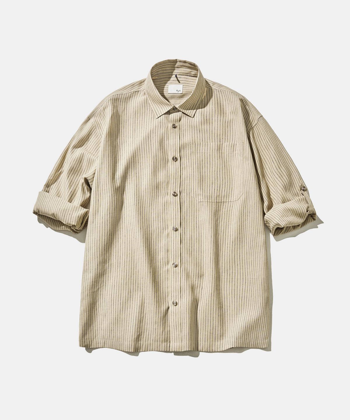 다이아몬드 레이라(DIAMOND LAYLA) UV Organic Heritage Linen Stripe Shirt S176