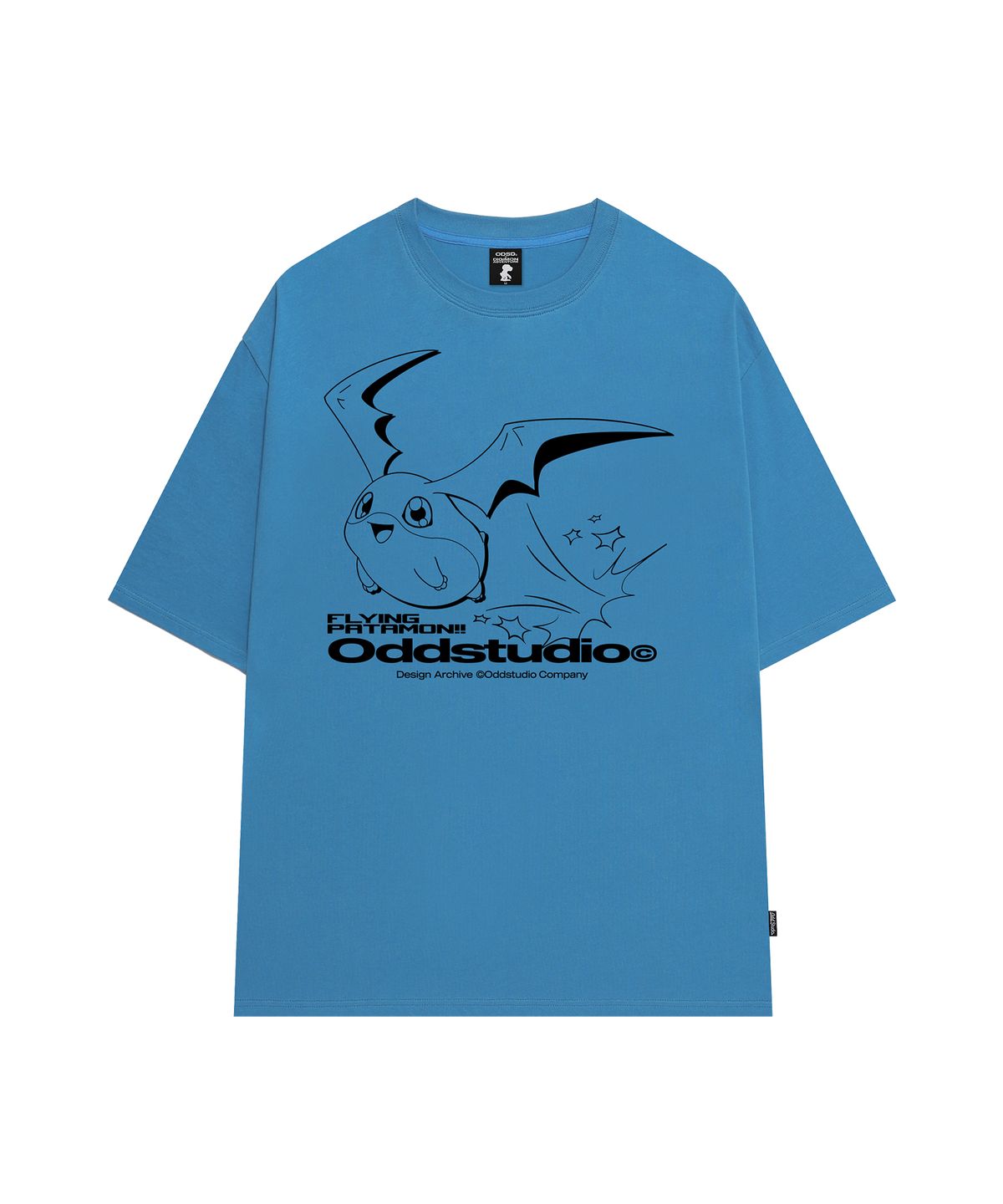 오드스튜디오(ODDSTUDIO) [디지몬 어드벤처] Patamon Overfit T-shirt - 3COLOR