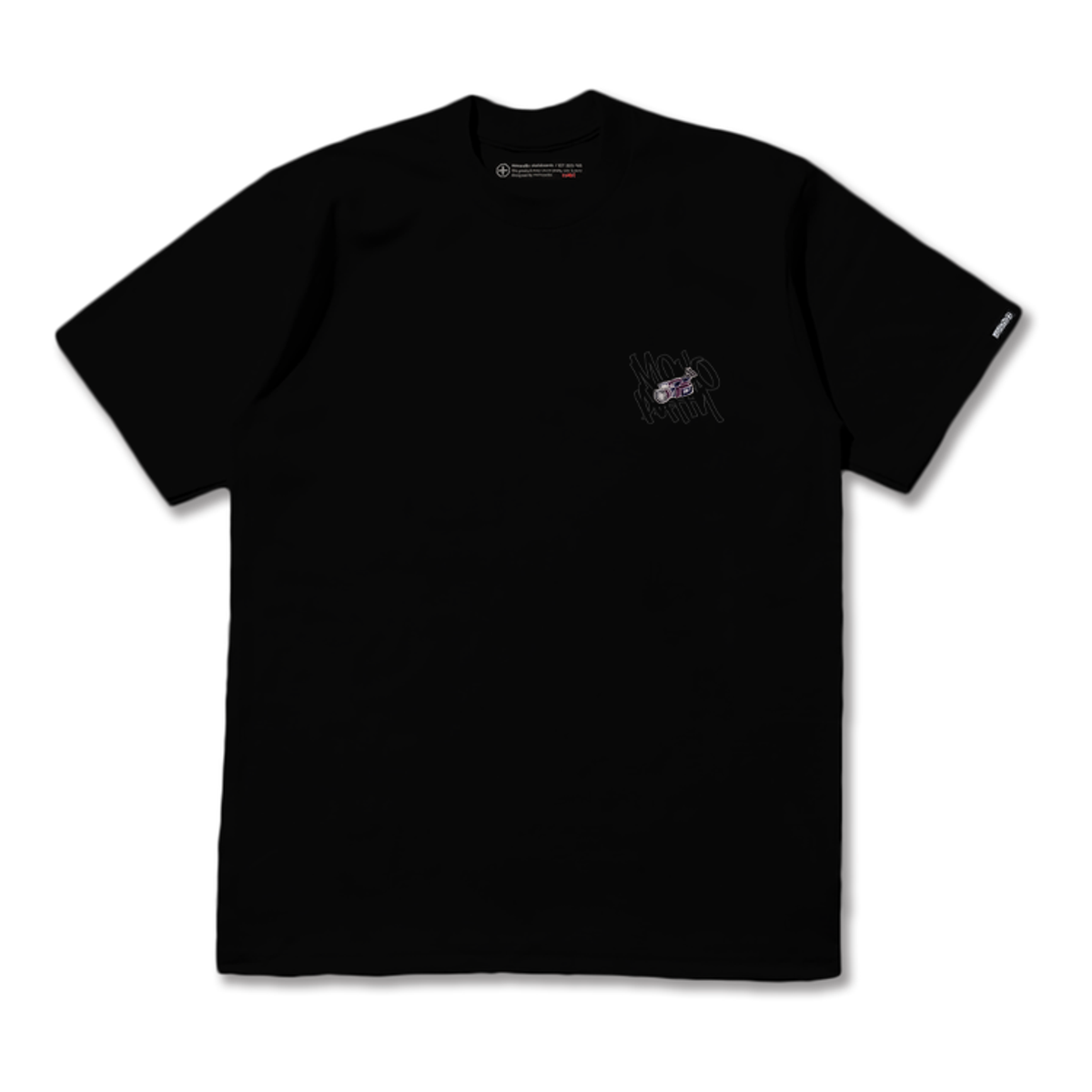 모노파틴(MONOPATIN) tms sinyunbok woman with vx1000 heavy weight t-shirt - bk