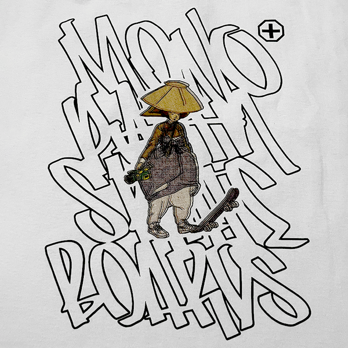 모노파틴(MONOPATIN) tms sinyunbok woman with vx1000 heavy weight t-shirt - wt