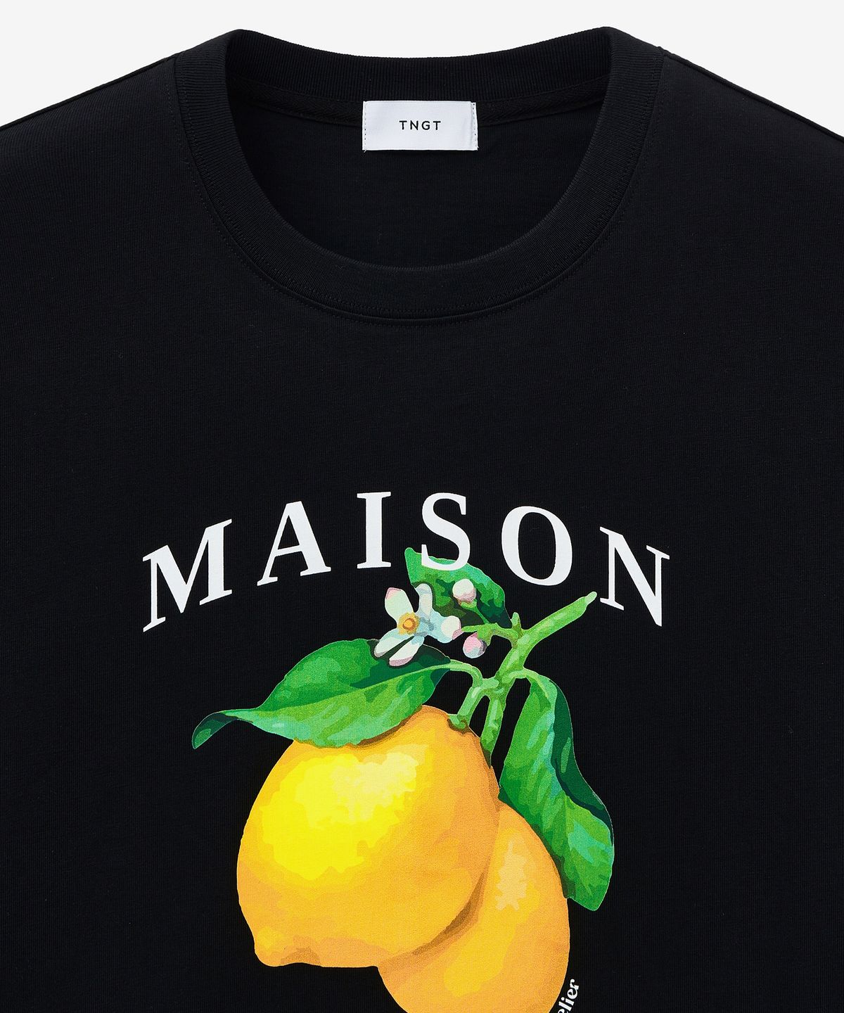 티엔지티(TNGT) Lemon Graphic T-Shirt (Black) TNTS5E220BK