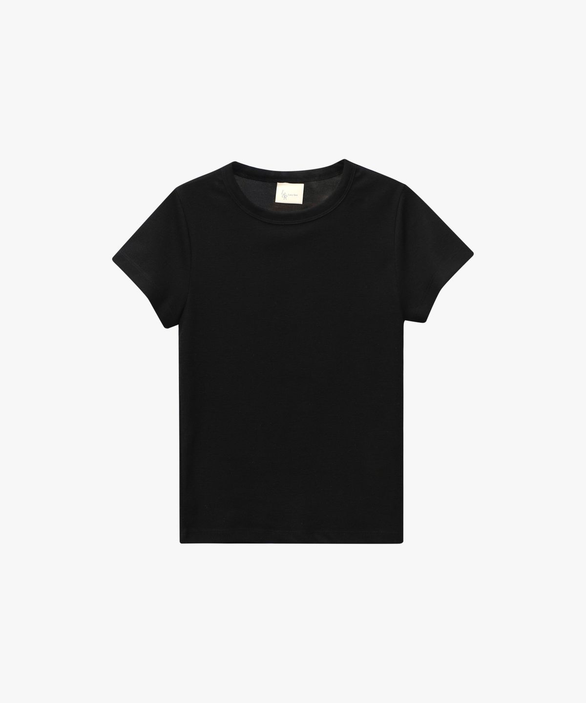 로시로우(LOSSYROW) Basic Round T-shirt Black