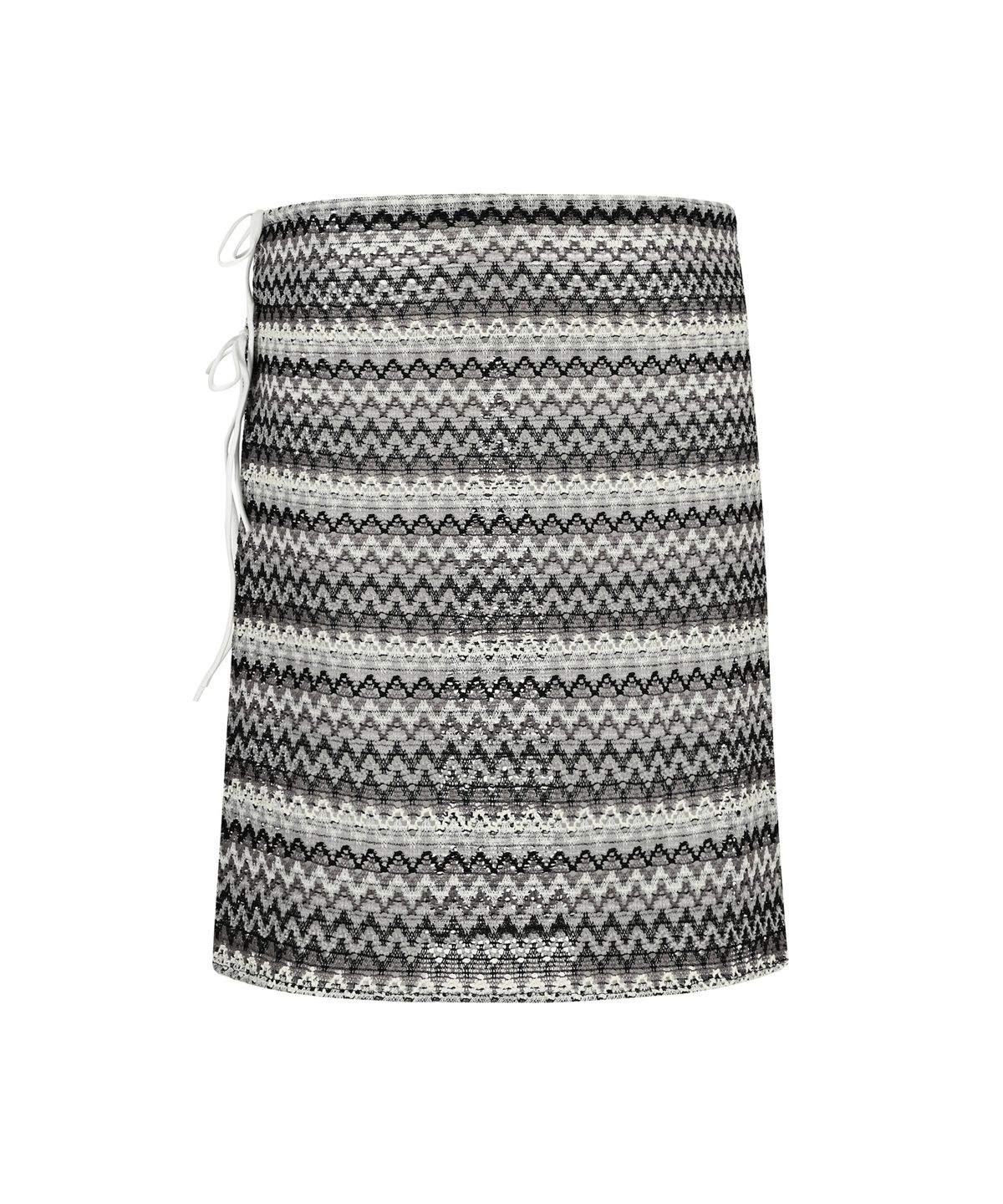 에스이에스티(S'EST) Ethnic Long Wrap Skirt Gray
