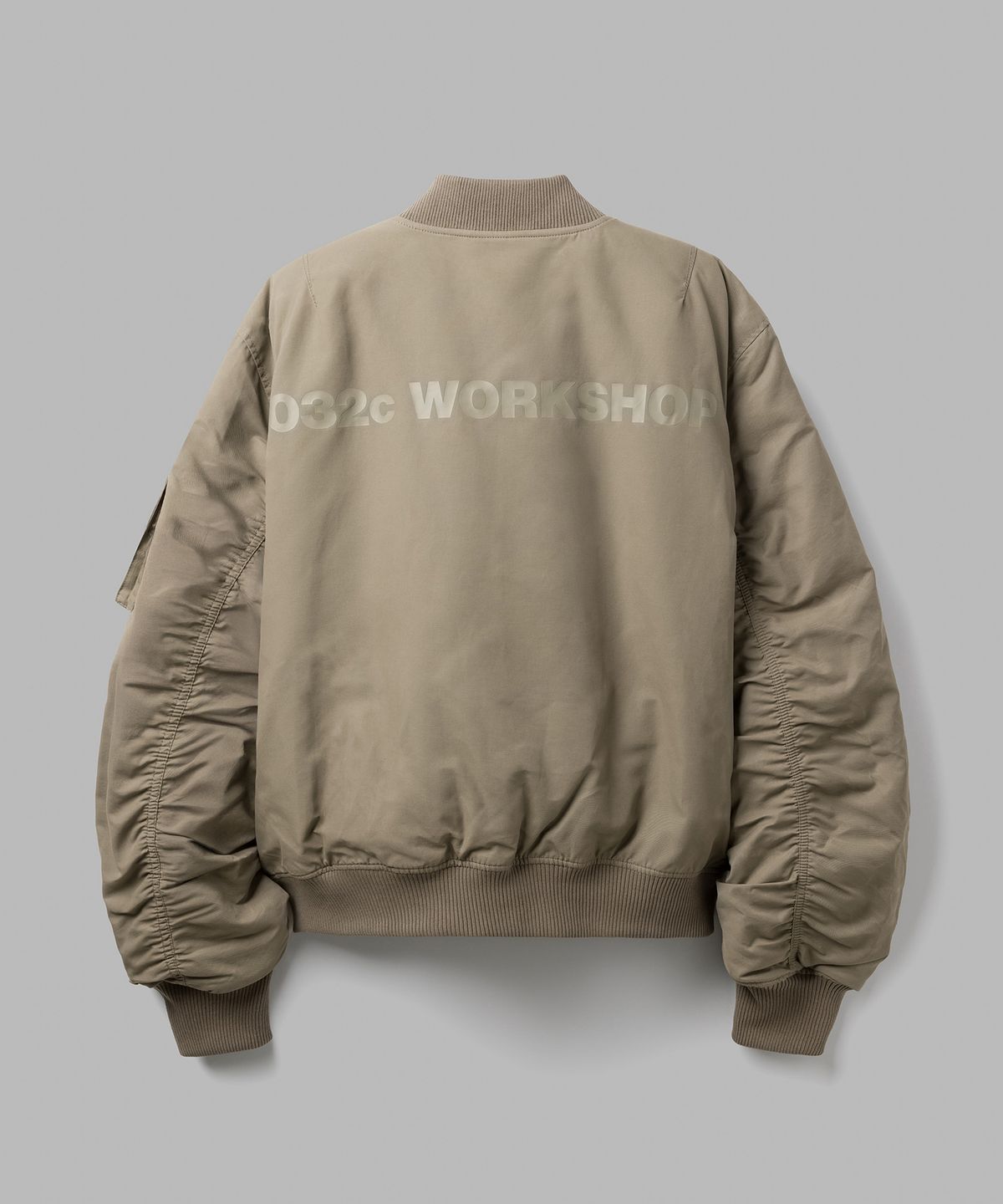 032씨(032C) (U) 워크 샵 봄버 자켓 세피아 그레이 WORKSHOP BOMBER JACKET SEPIA GREY
