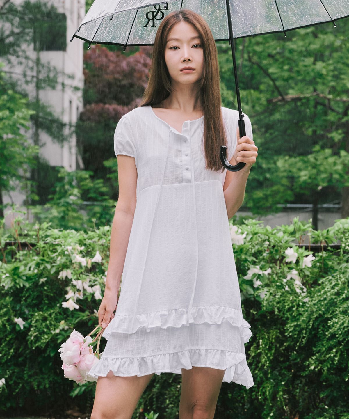 로시로우(LOSSYROW) Frill Mini Dress