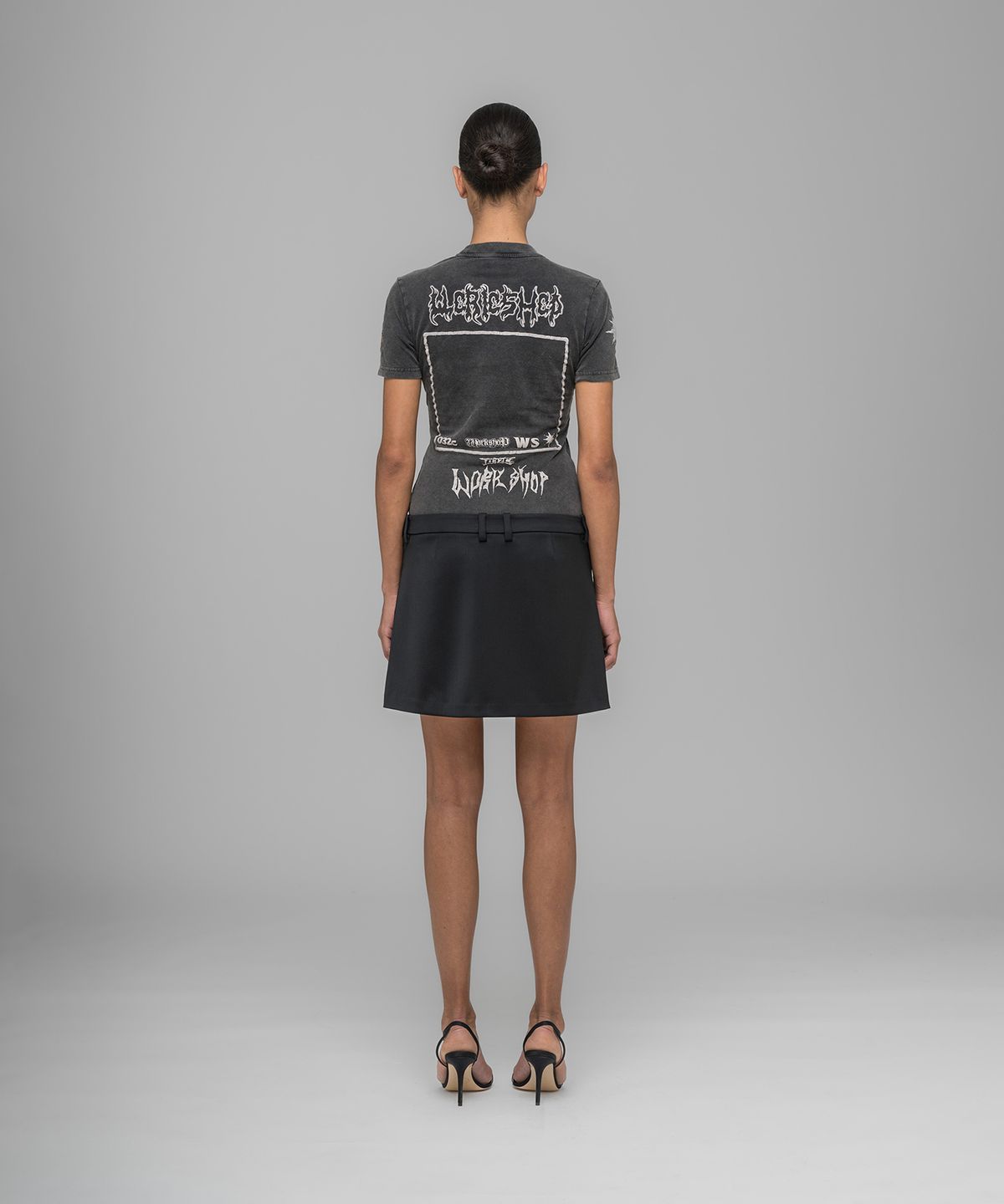 032씨(032C) (W) 핫 걸 워크 미니 스커트 블랙 HOT GIRL WALK MINI SKIRT BLACK