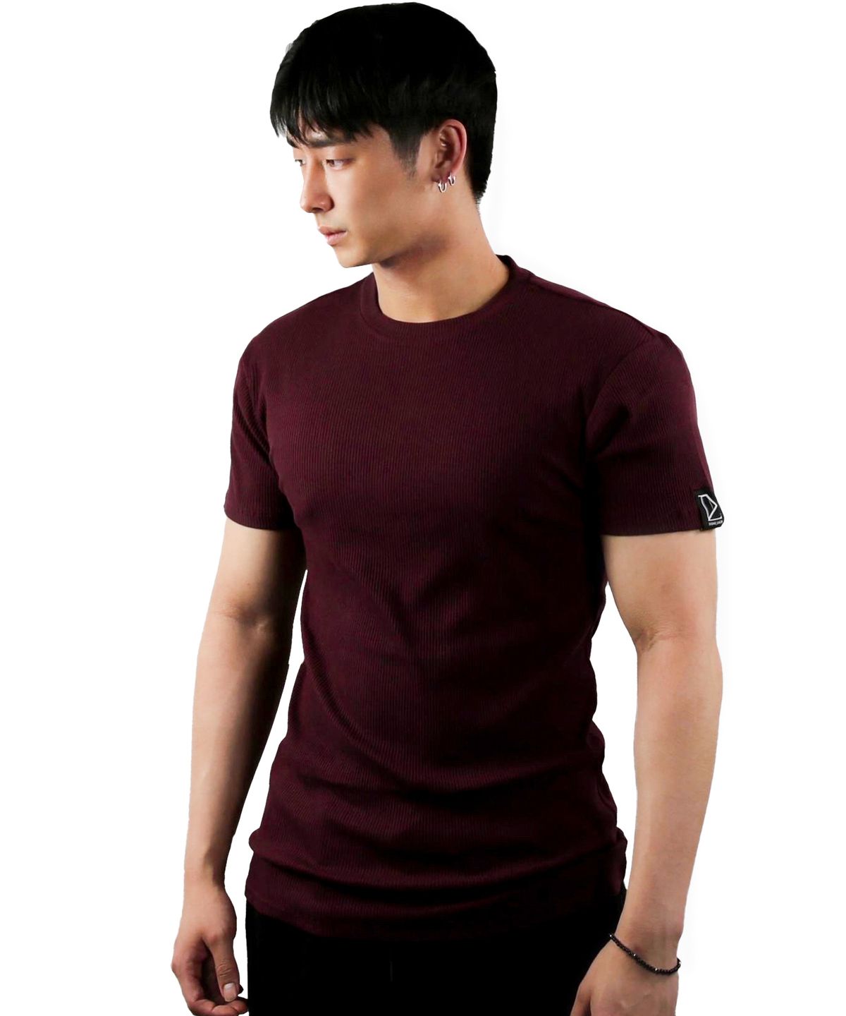 디그노루시르(DIGNOLUCIR) 골지 슬림 반팔티