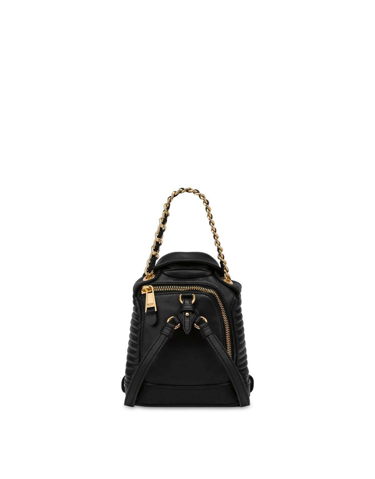 모스키노(MOSCHINO) 나파 레더 바이커 미니백팩