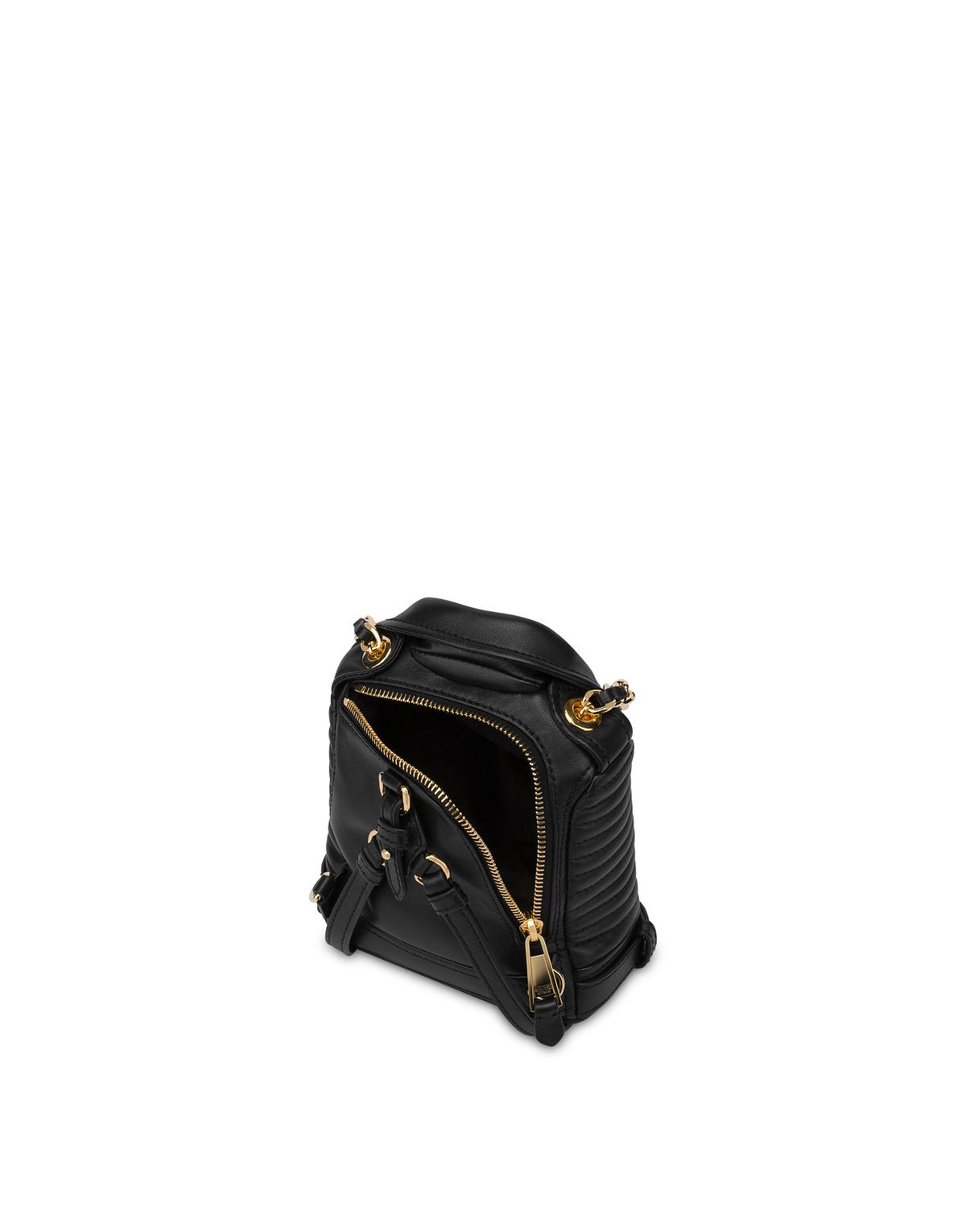 모스키노(MOSCHINO) 나파 레더 바이커 미니백팩
