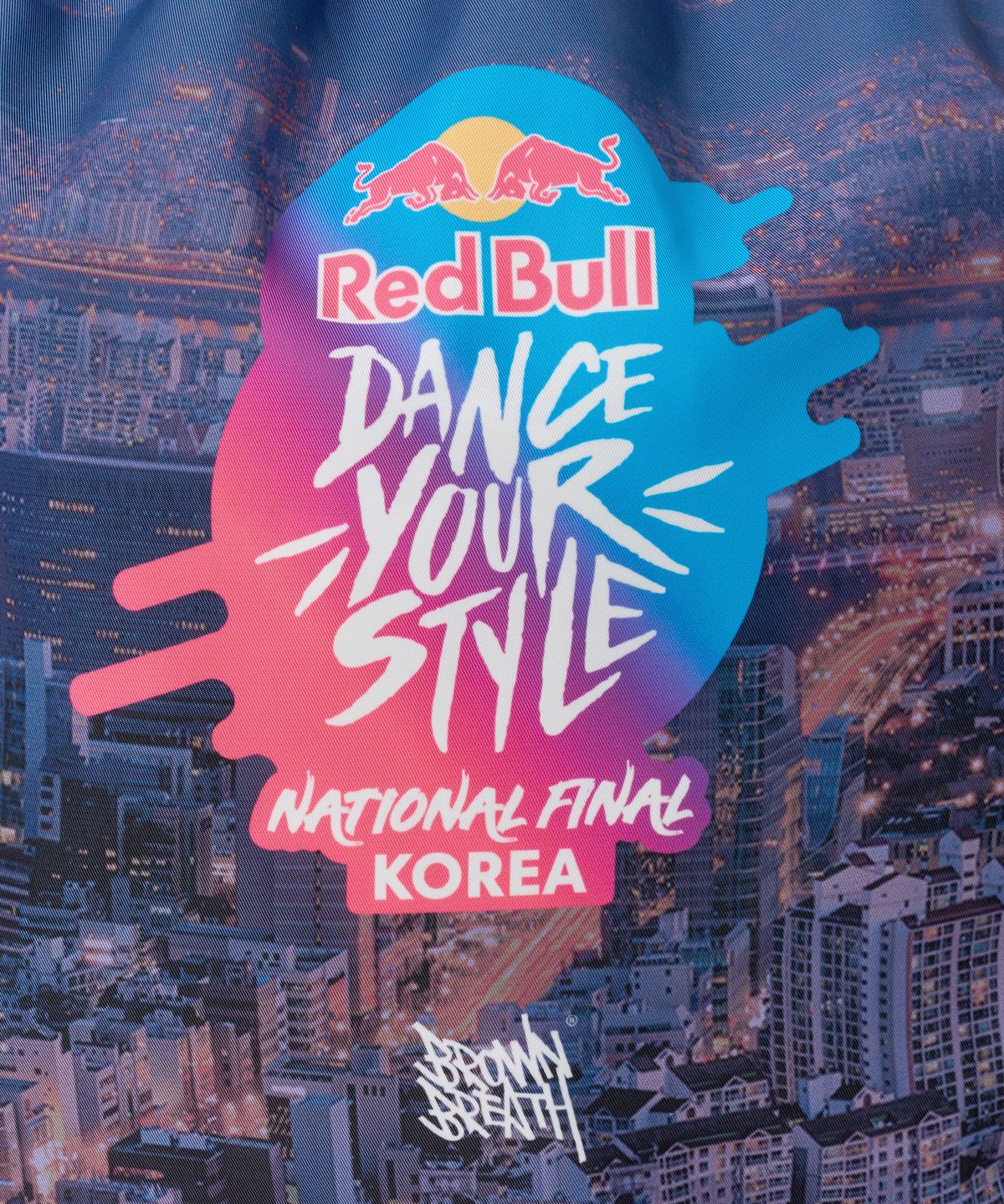 브라운브레스(BROWNBREATH) BXR REDBULL TAG GYMSACK - BLACK