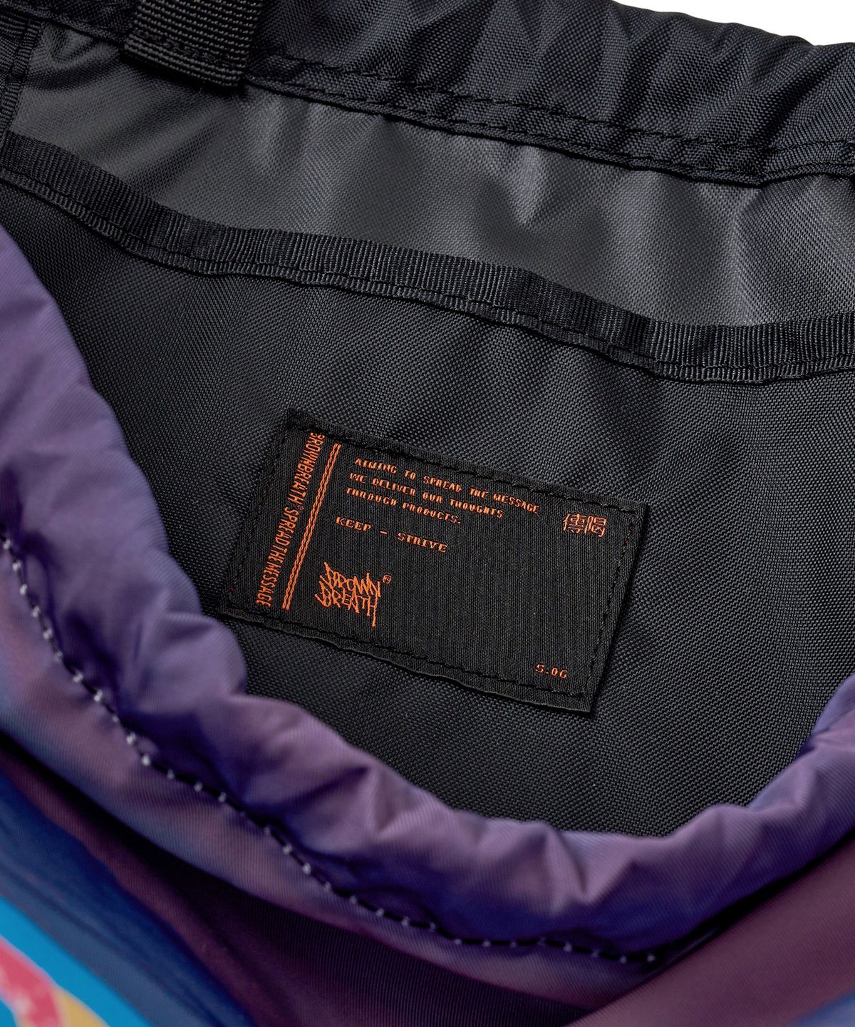 브라운브레스(BROWNBREATH) BXR REDBULL TAG GYMSACK - BLACK