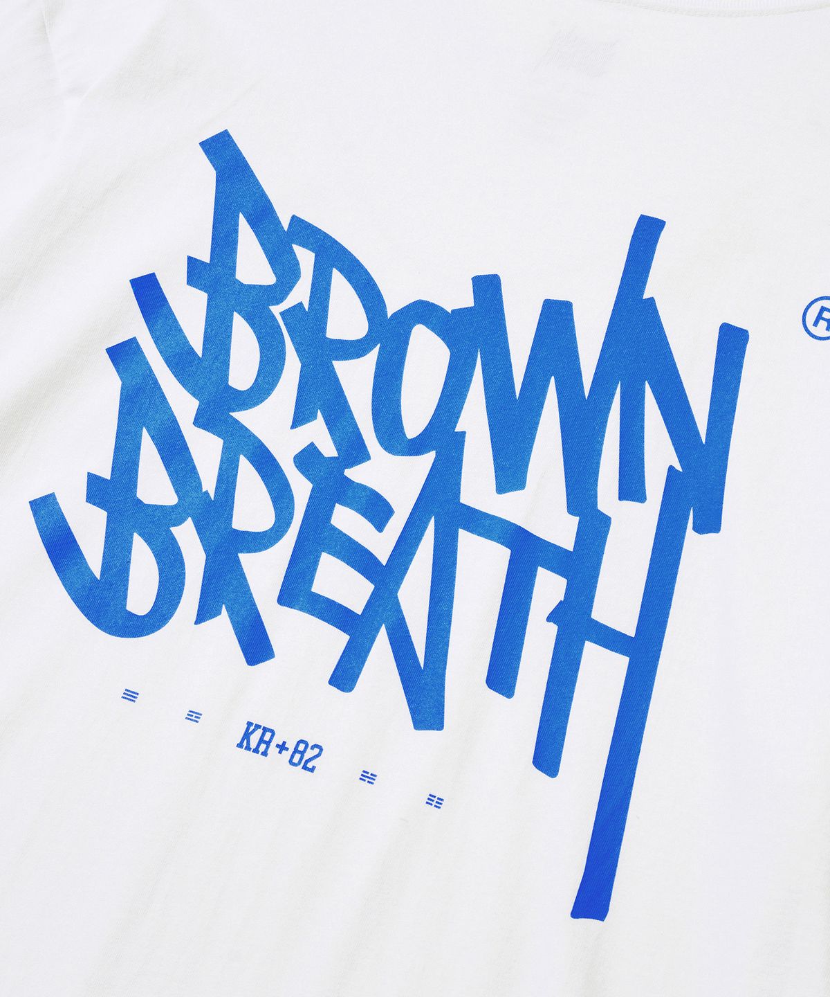브라운브레스(BROWNBREATH) BXR REDBULL TAG TEE - WHITE