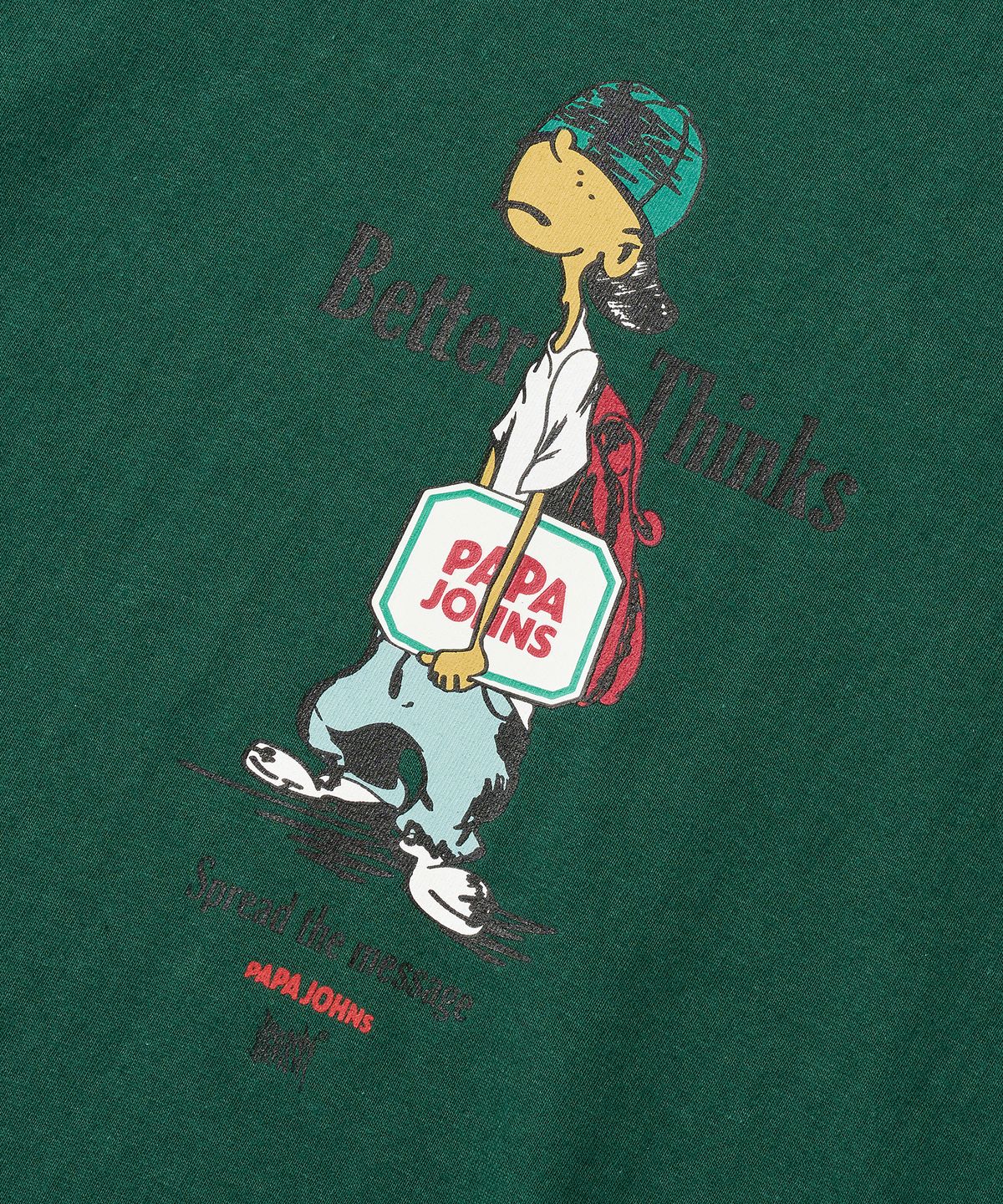 브라운브레스(BROWNBREATH) BXP BETTER THINKS TEE - GREEN