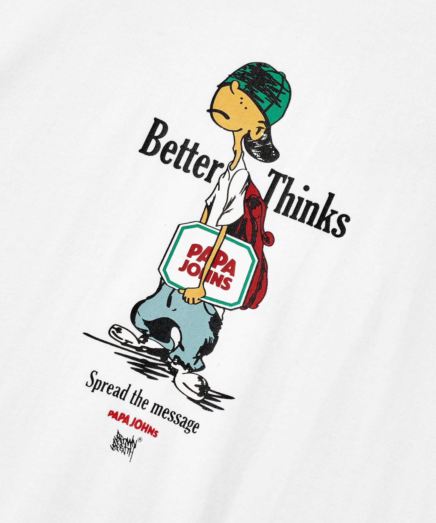 【BROWN BREATH】送料・関税込★BXP BETTER THINKS TEE 브라운브레스(BROWNBREATH) BXP BETTER THINKS TEE - WHITE