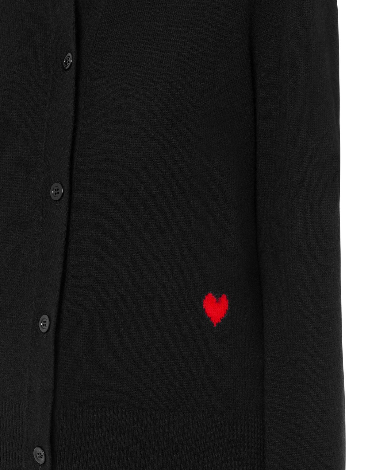 모스키노(MOSCHINO) 헤드 하트 울  소프트 가디건
