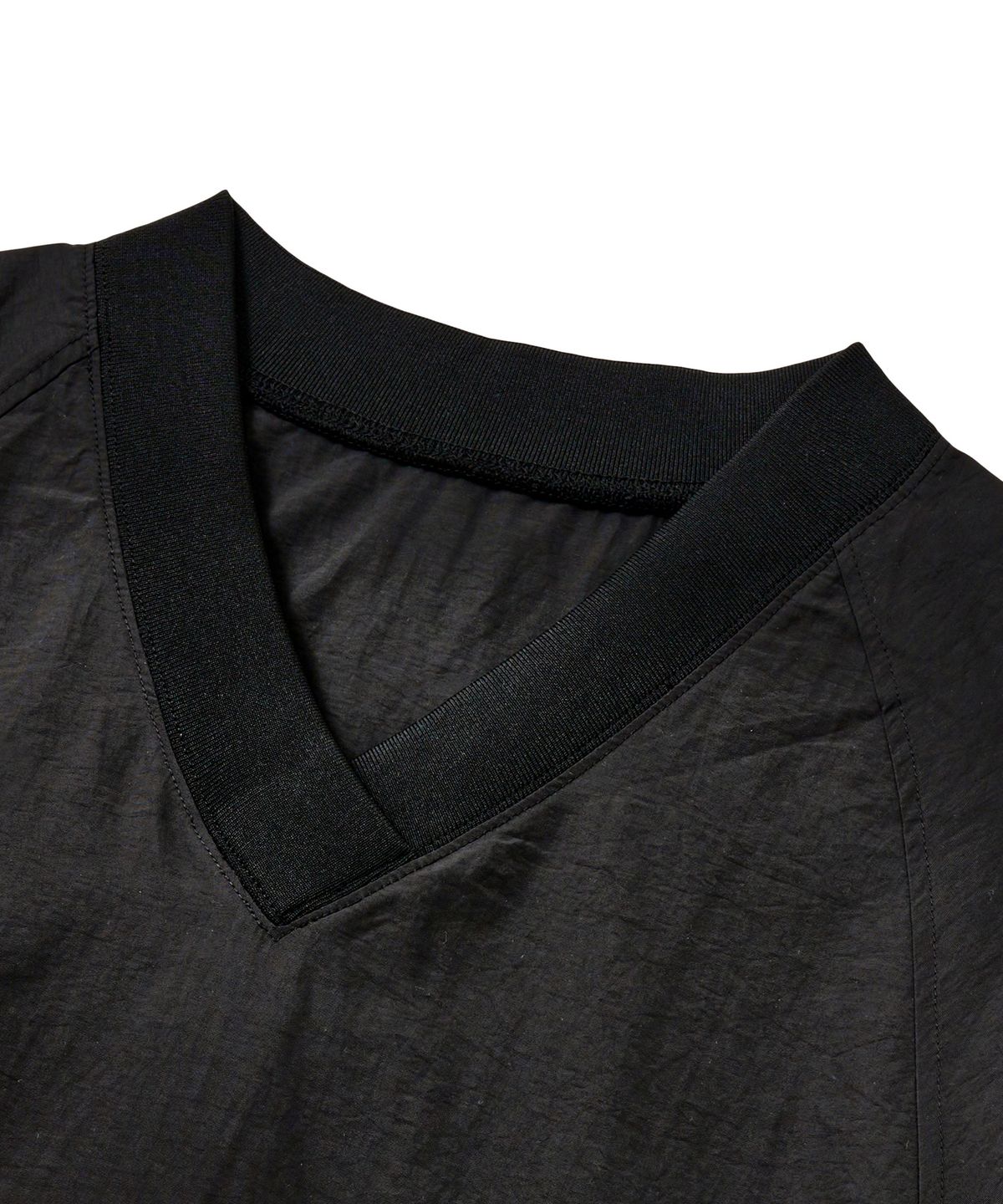 브라운브레스(BROWNBREATH) BXP WOVEN CREWNECK - BLACK
