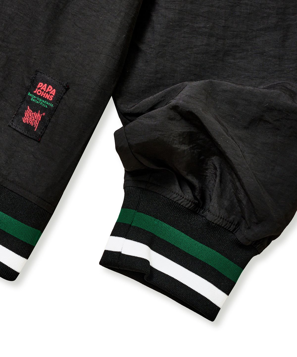 브라운브레스(BROWNBREATH) BXP WOVEN CREWNECK - BLACK