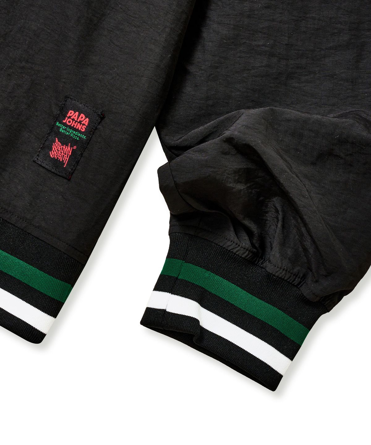 브라운브레스(BROWNBREATH) BXP WOVEN CREWNECK - BLACK