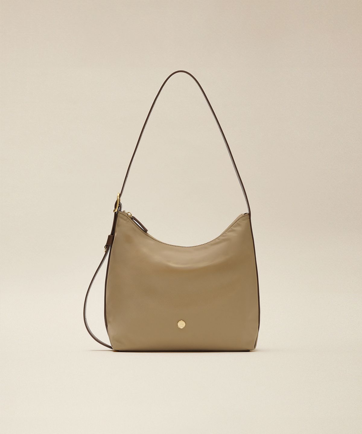 르메메(LEMEME) Sac Leonie Nylon Capuccino