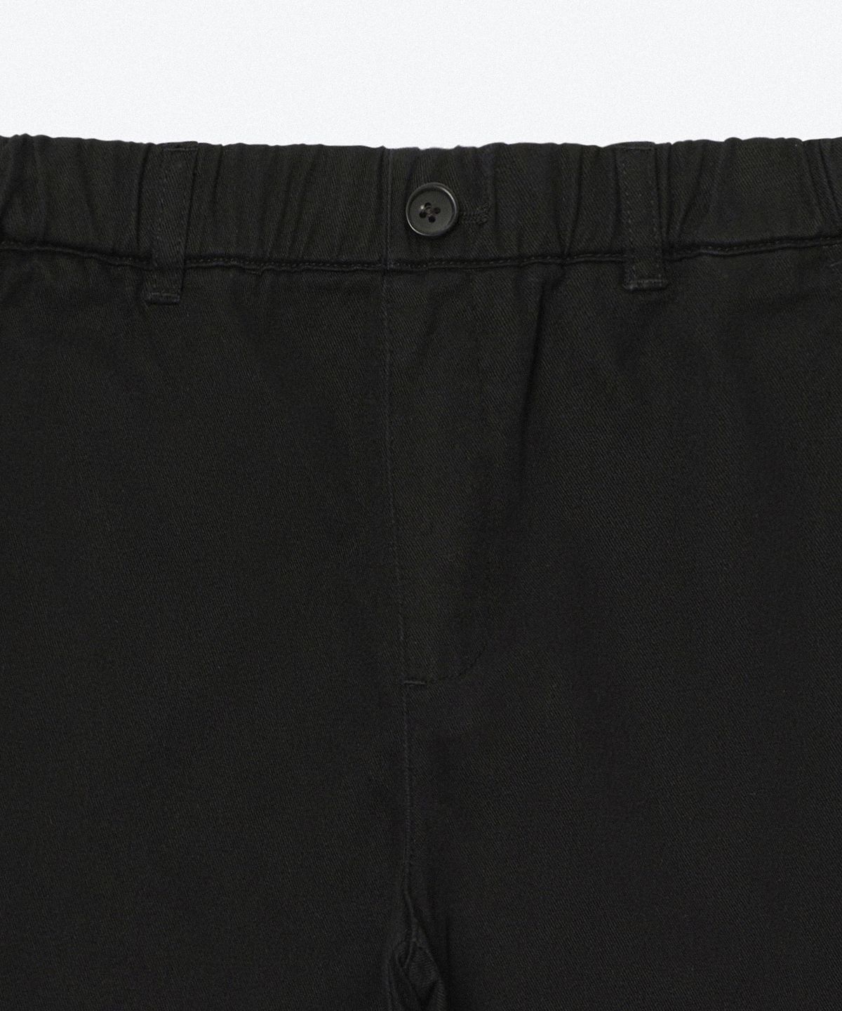 무신사 스탠다드 키즈(MUSINSA STANDARD KIDS) 속기모 레귤러 핏 치노 팬츠 [블랙]