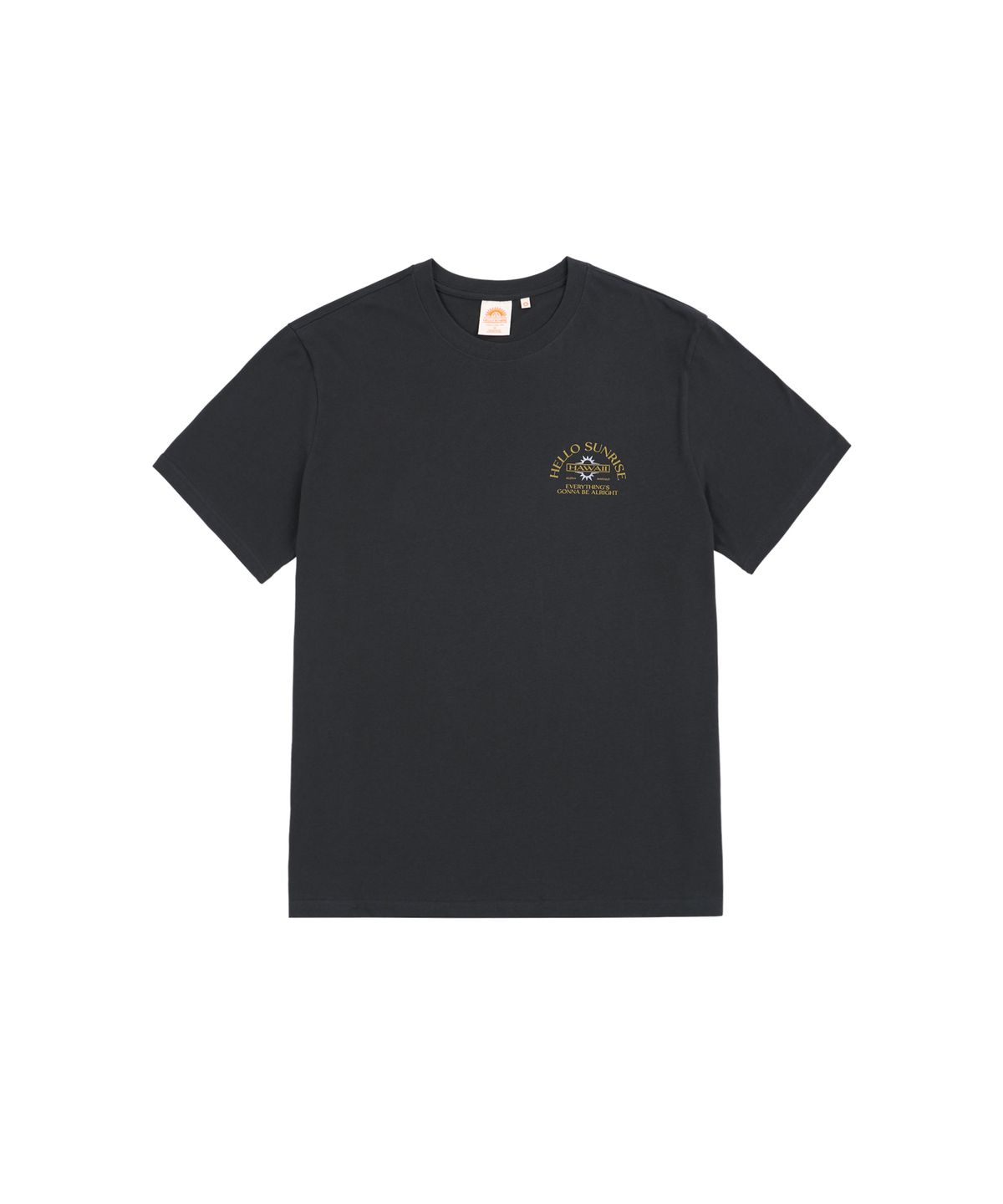 헬로 선라이즈(HELLO SUNRISE) HAWAII Arch Logo Tee_Charcoal