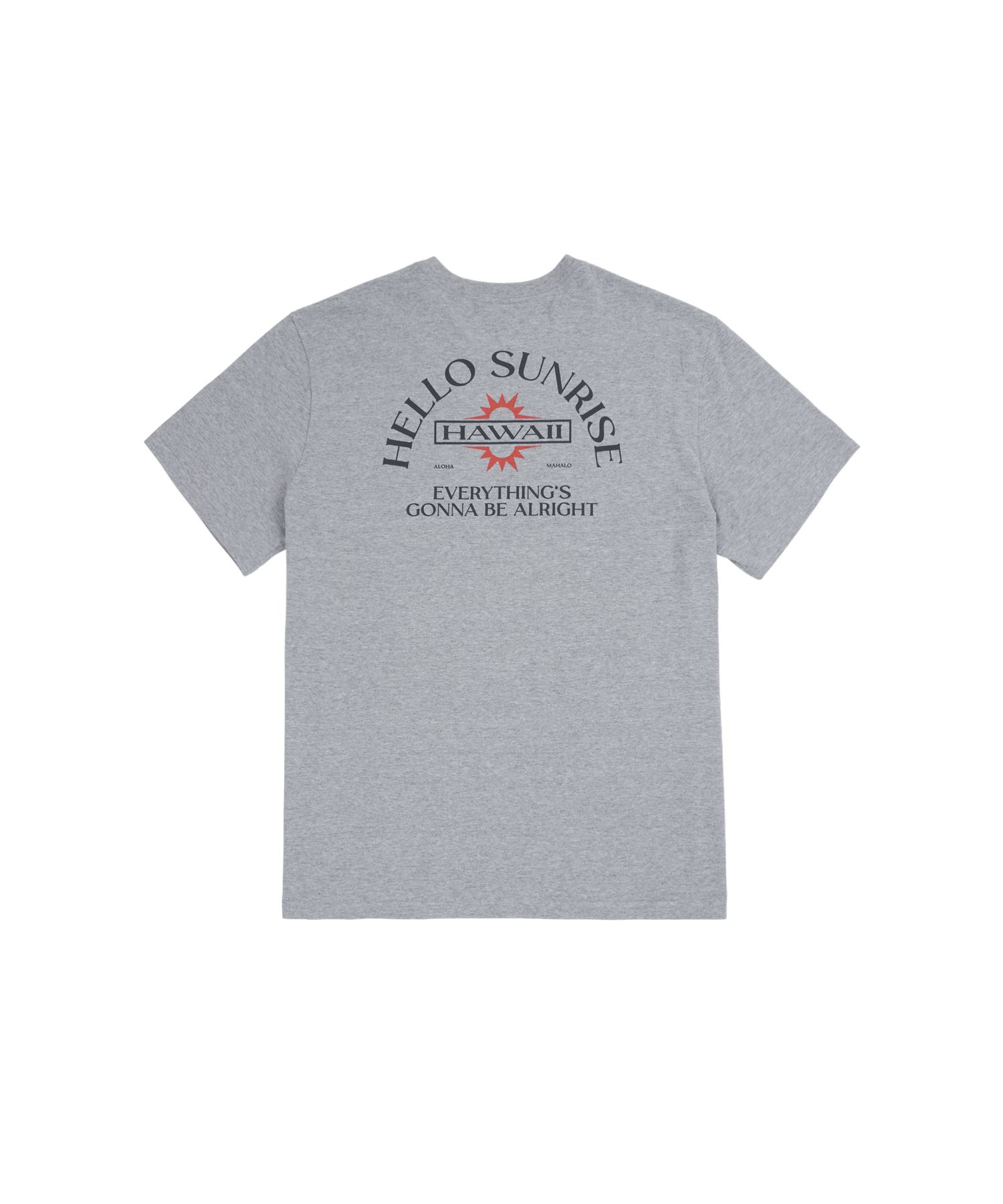 【HELLO SUNRISE】 HAWAII Arch Logo Tee /追跡付 MUSINSA公式 | HELLO SUNRISE HAWAII Arch Logo Tee_8% Melange Gray