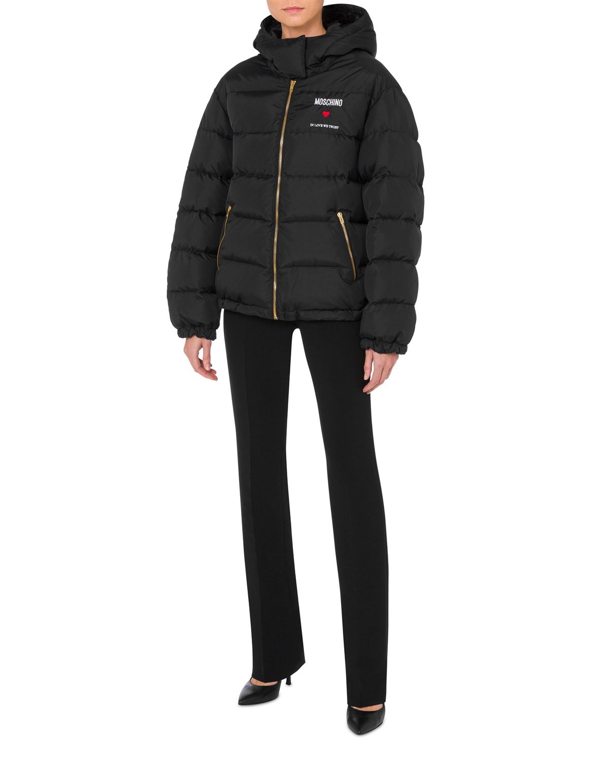 모스키노(MOSCHINO) 아이코닉 지퍼 로고 자켓