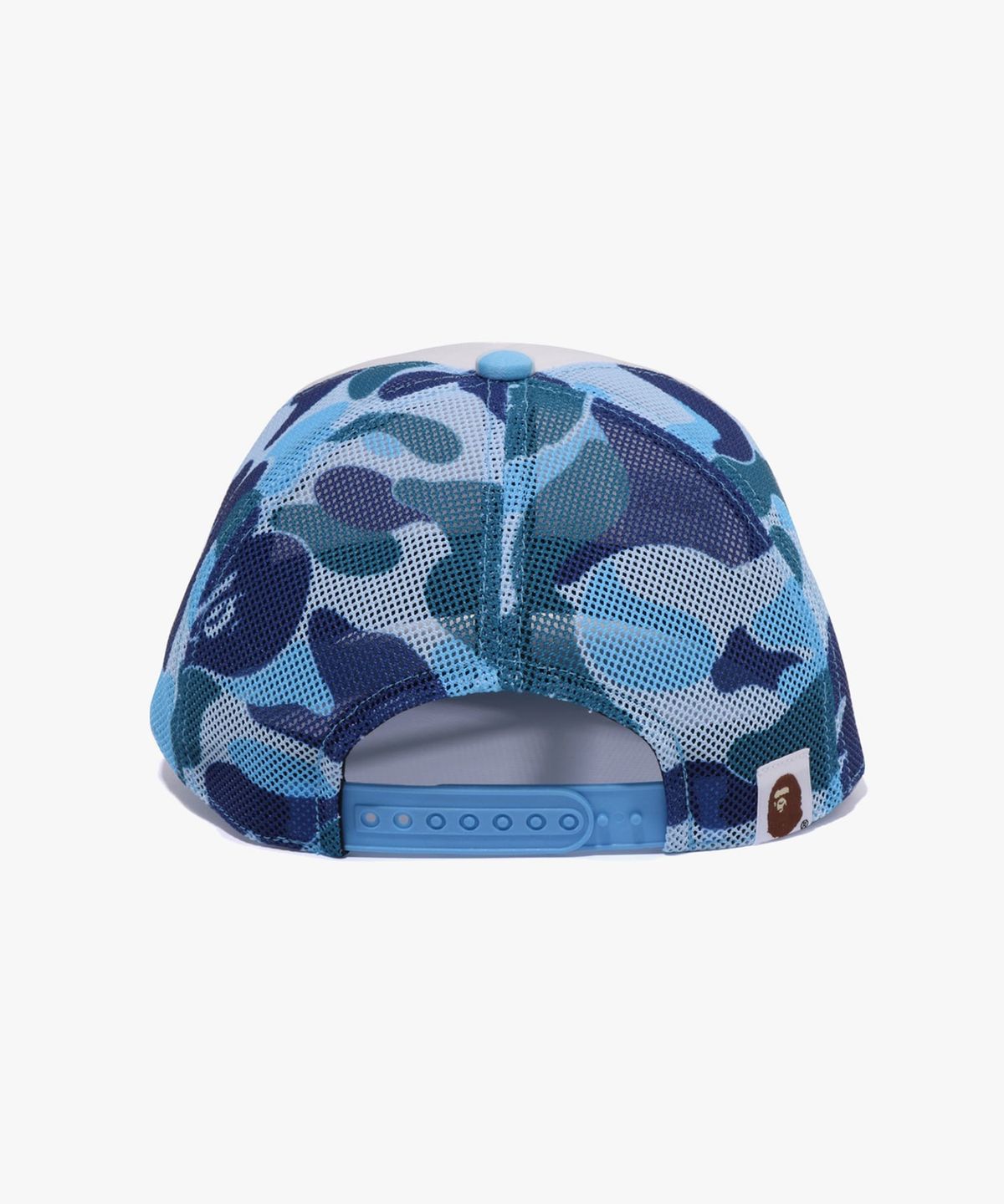 베이프(BAPE) ABC 카모 크리스탈 스톤 메쉬 캡 BLUE