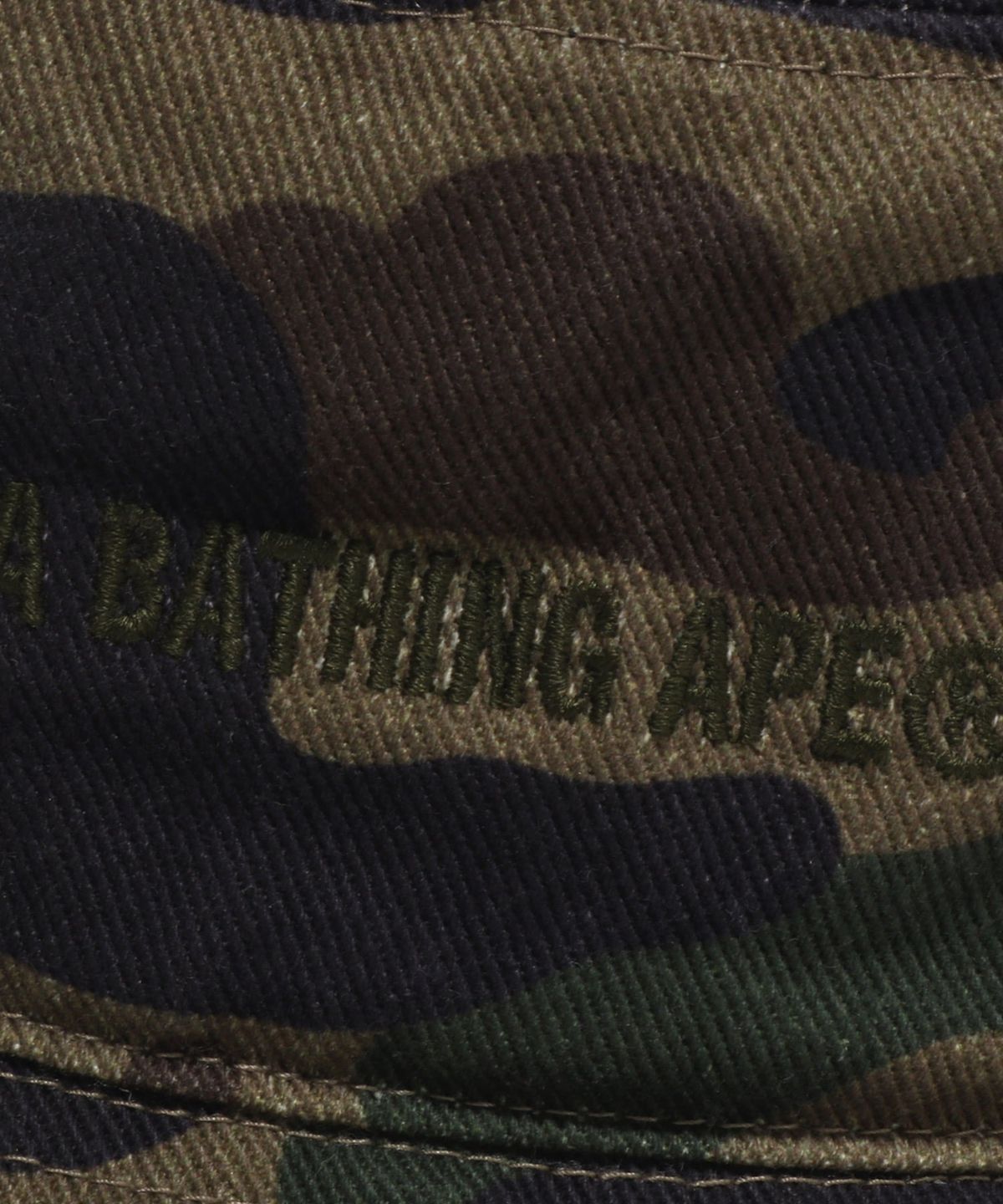 베이프(BAPE) 퍼스트 카모 버클 햇 GREEN