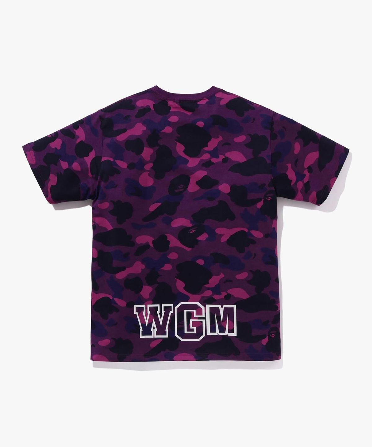 베이프(BAPE) 컬러 카모 샤크 티셔츠(M) PURPLE