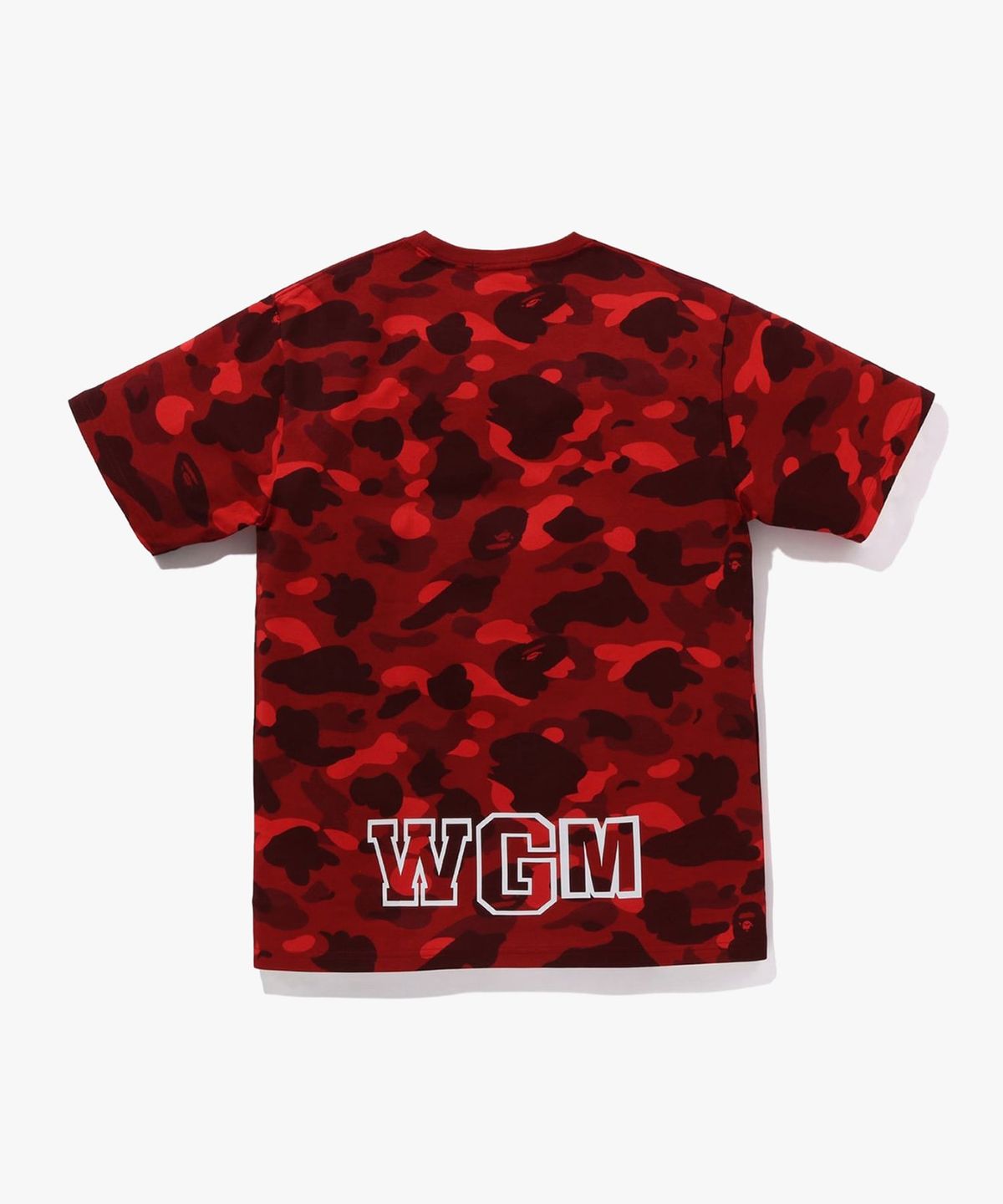 베이프(BAPE) 컬러 카모 샤크 티셔츠(M) RED