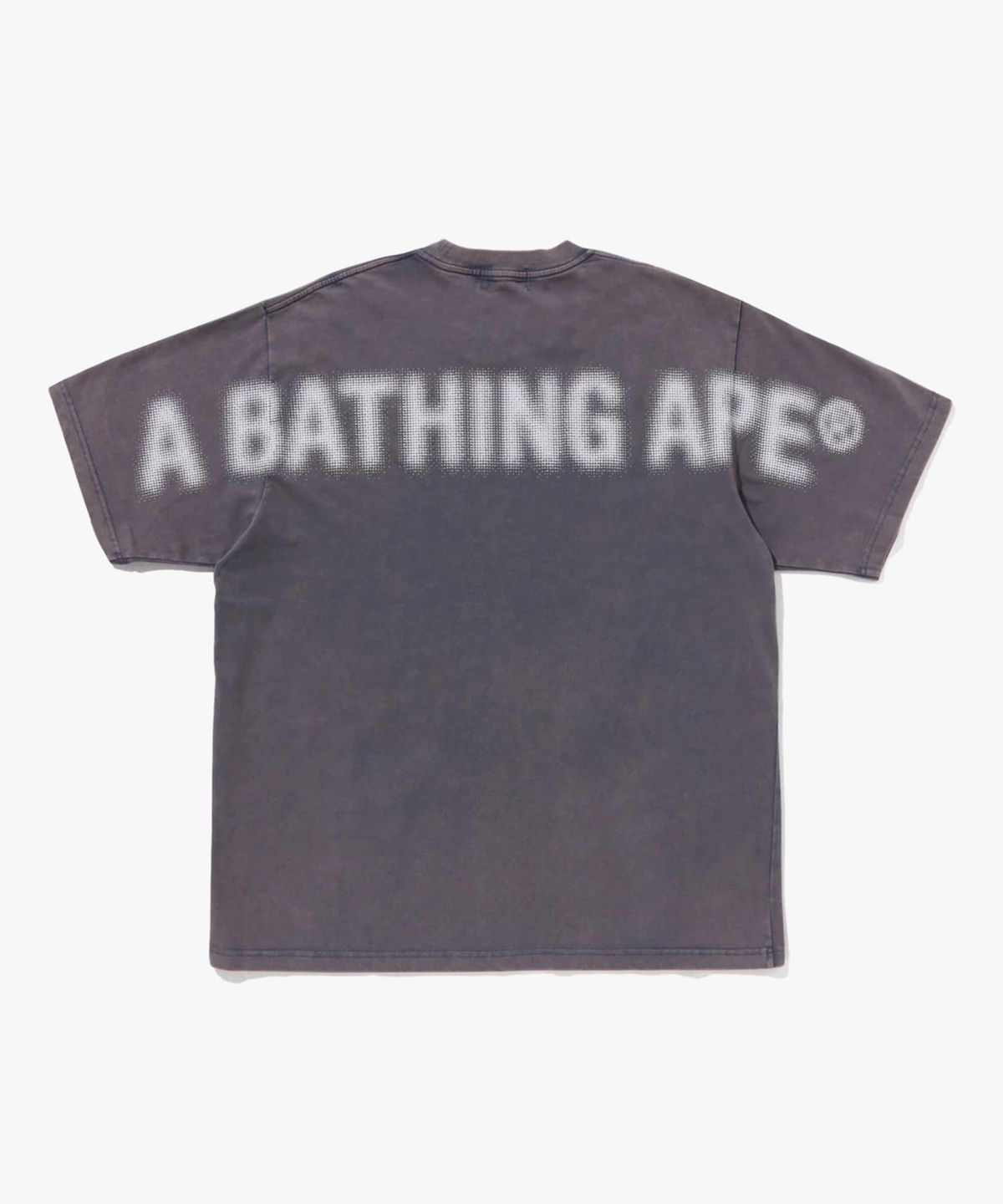 베이프(BAPE) 피그먼트 프린트 에이프 헤드 릴렉스드 핏 티셔츠(M) CHARCOAL
