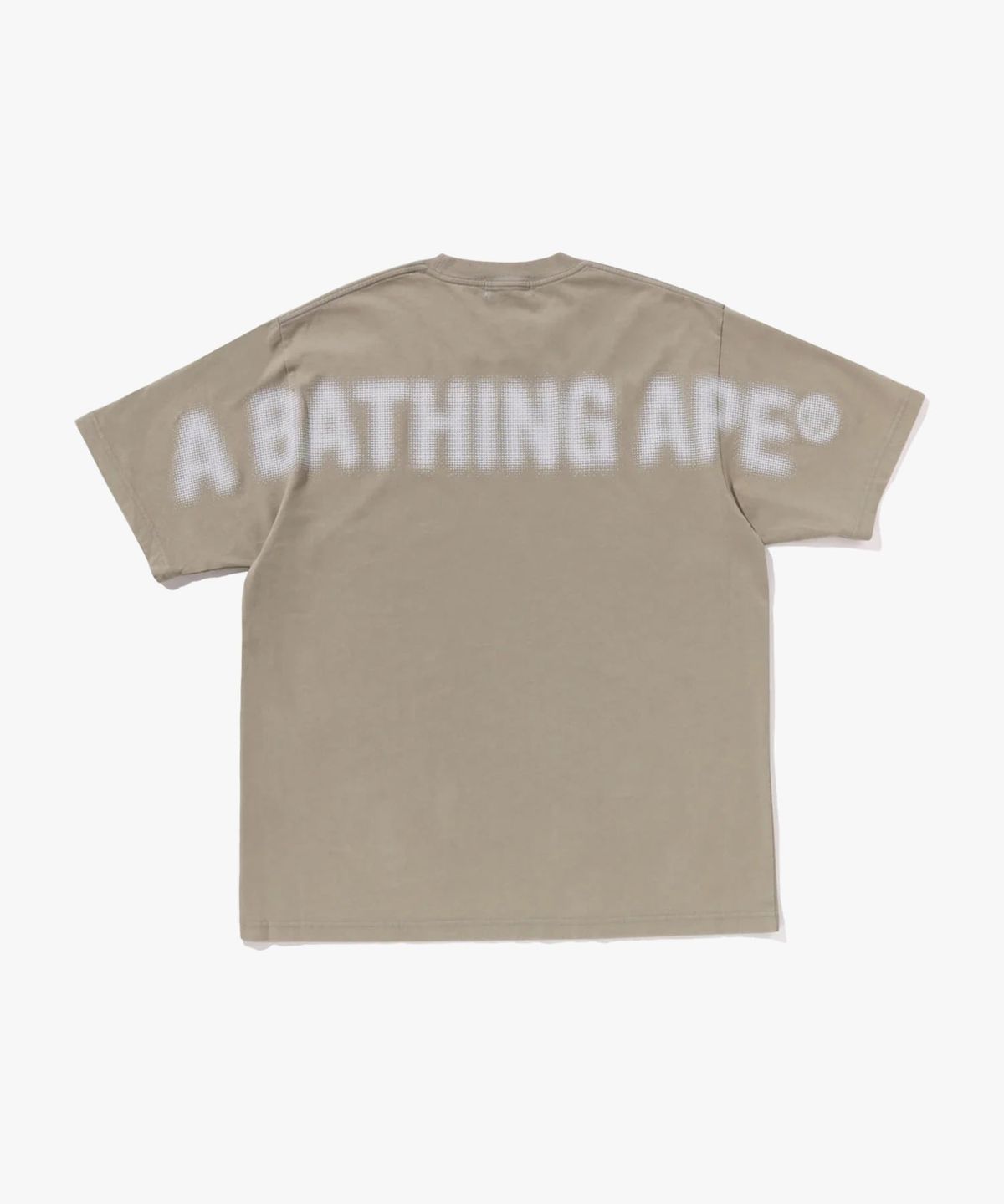 베이프(BAPE) 피그먼트 프린트 에이프 헤드 릴렉스드 핏 티셔츠(M) OLIVE DRAB