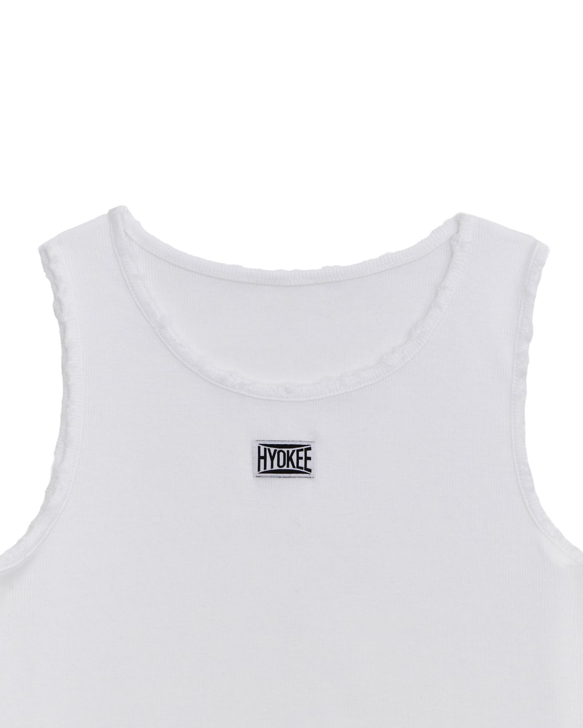 노 엑스트라 터치(NO EXTRA TOUCH) Destroyed Bustier Sleeveless (White) / 25SMSL005WH