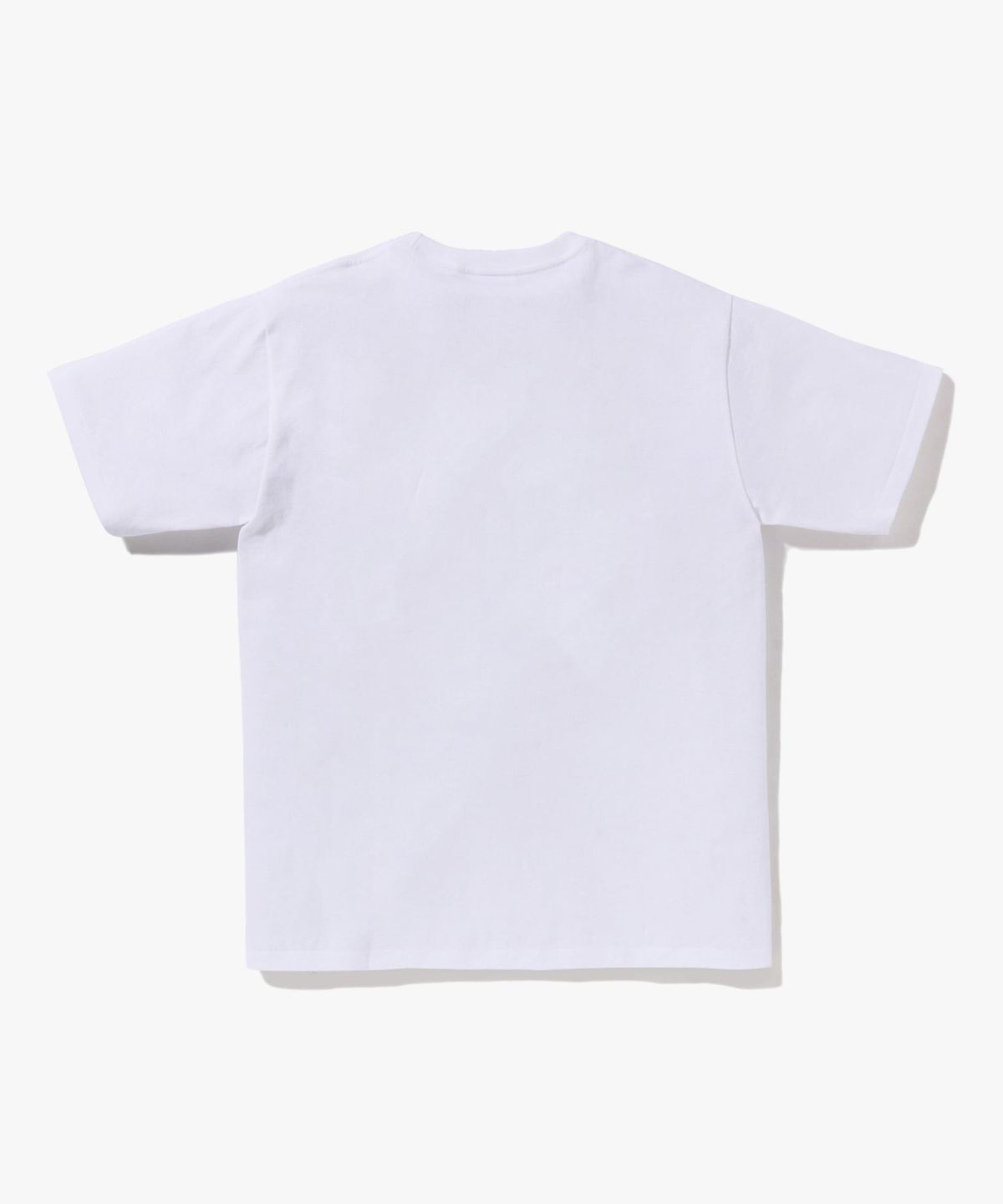 베이프(BAPE) BATHING APE 스크립트 로고 티셔츠(M) WHITE/GREEN