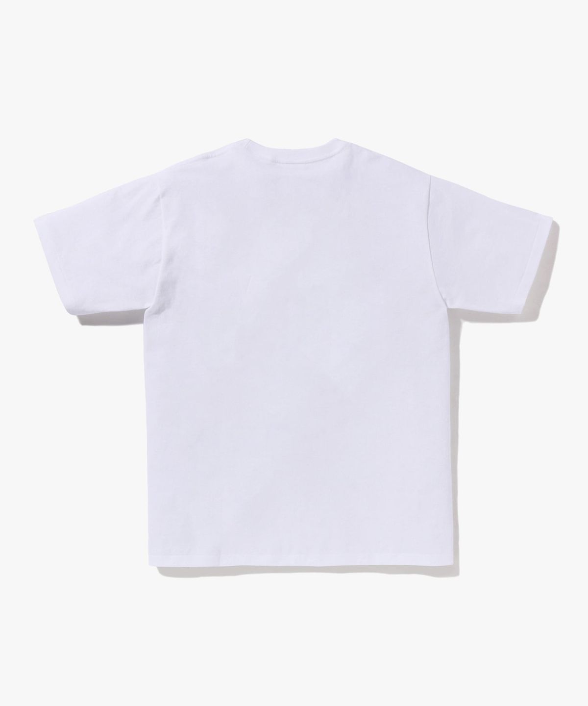 베이프(BAPE) BATHING APE 스크립트 로고 티셔츠(M) WHITE/BROWN