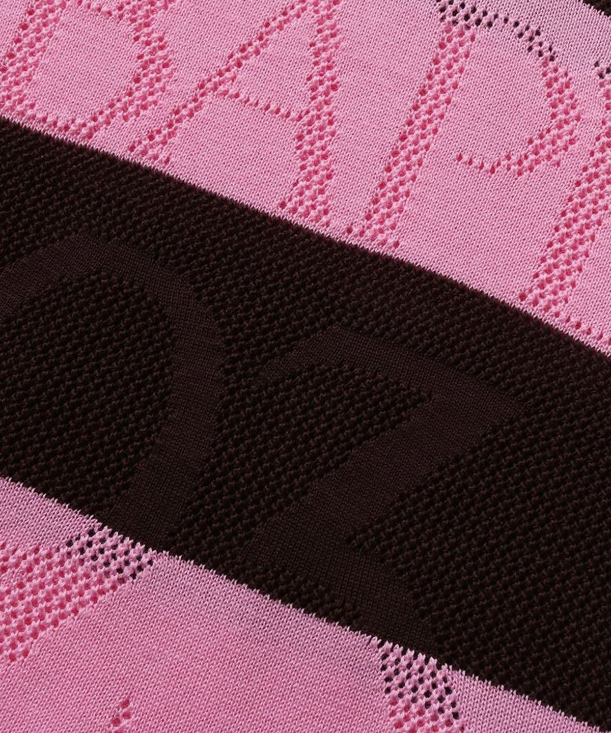 베이프(BAPE) 자카드 멀티로고 스트라이프 릴렉스트 핏 티셔츠(M) BROWN