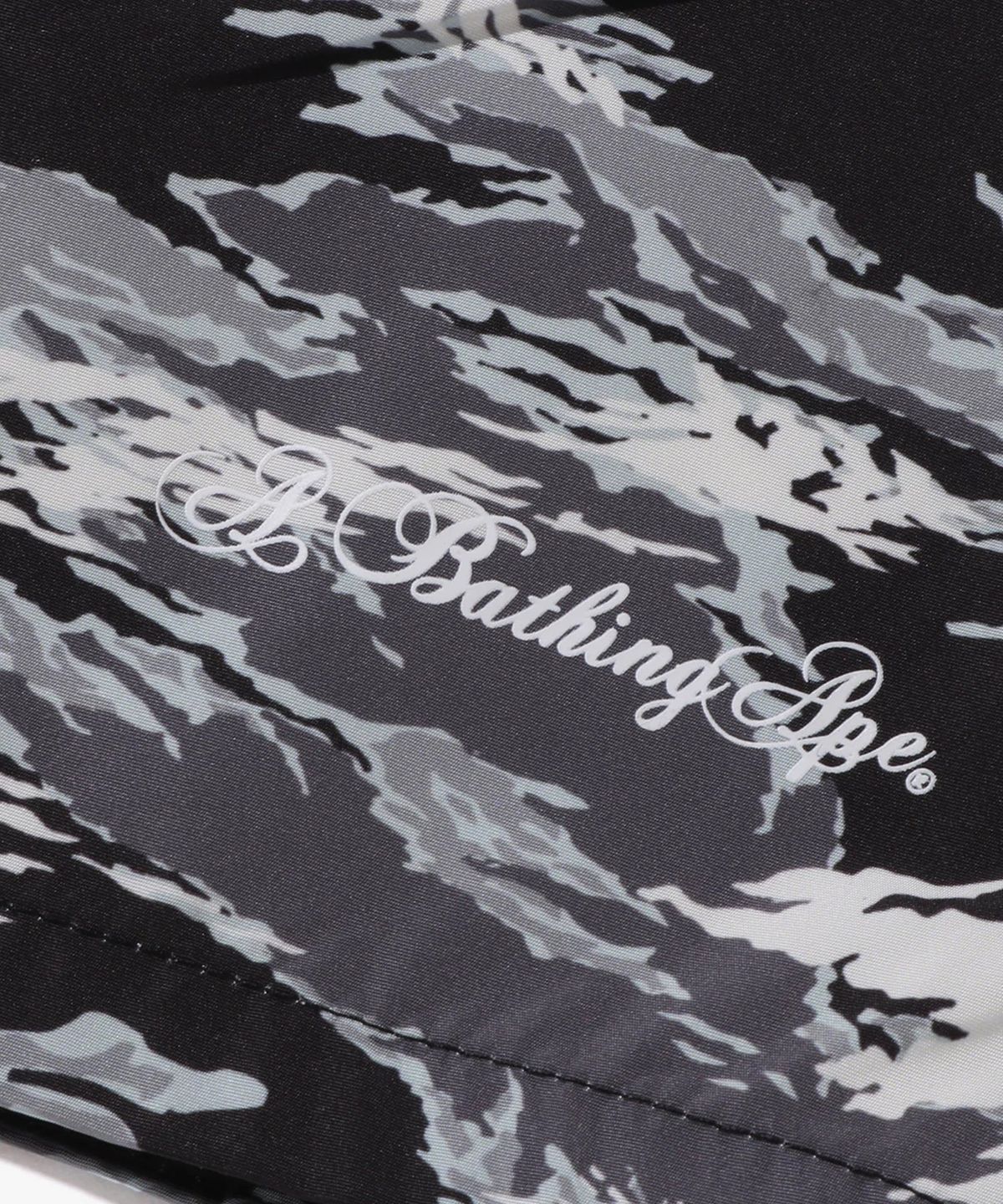 베이프(BAPE) 팜 트리 카모 릴랙스드 핏 비치 쇼츠(M) BLACK