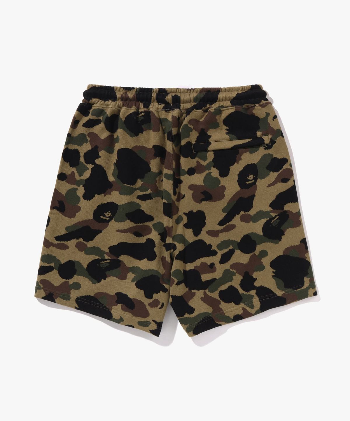 베이프(BAPE) 퍼스트 카모 자카드 원 포인트 릴랙스드 핏 스웨트 쇼츠(M) GREEN