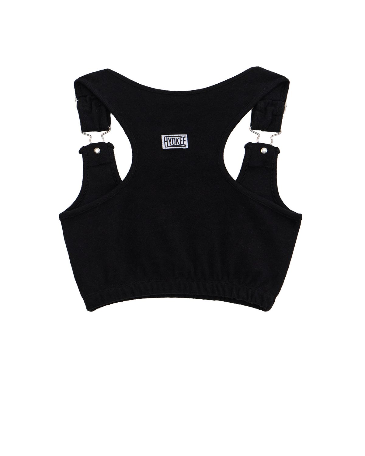 노 엑스트라 터치(NO EXTRA TOUCH) Buckle Strap Tank Top (Black)/ 25SMSL003BK