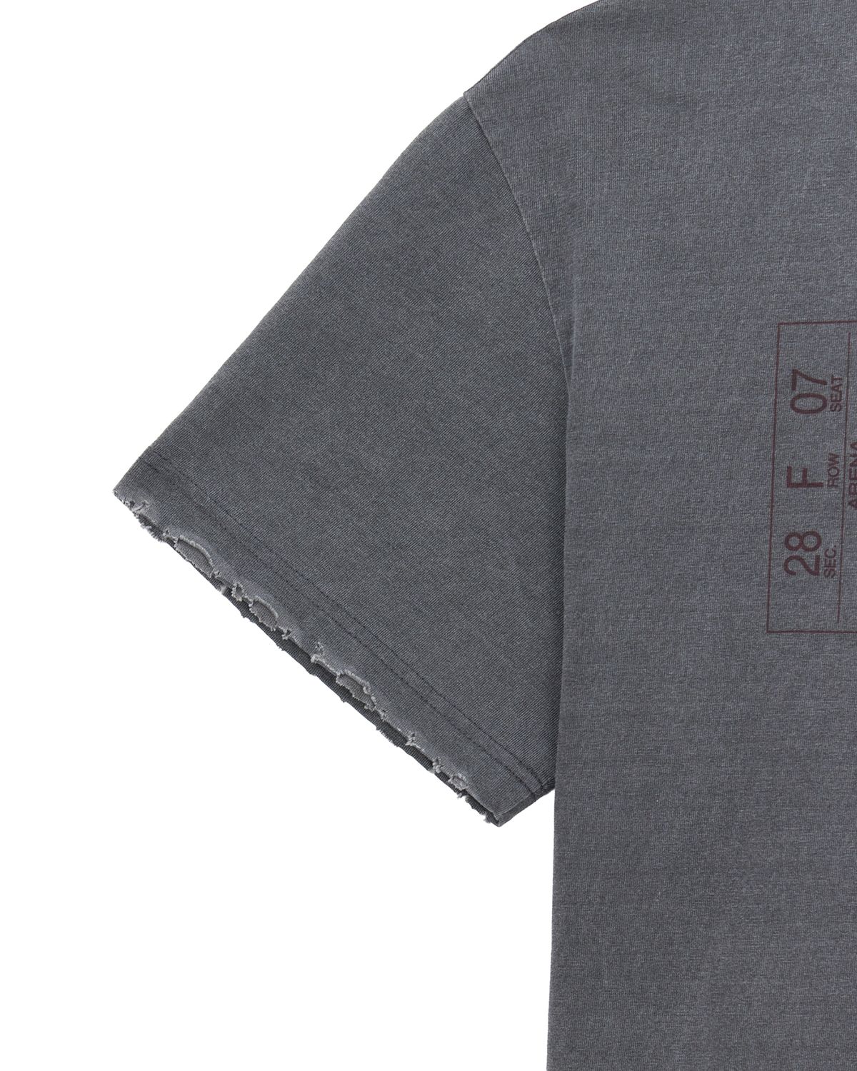 노 엑스트라 터치(NO EXTRA TOUCH) Old Boxing Ticket T-shirts (Vintage Charcoal) / 25SMTS001CH