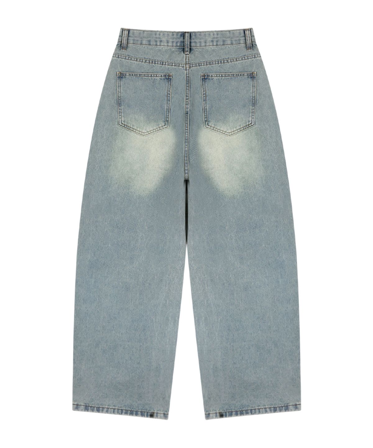 랜덤오프(RANDOMOFF) BTB : POEM PINTUCK BALLOON JEANS [FADE BLUE]