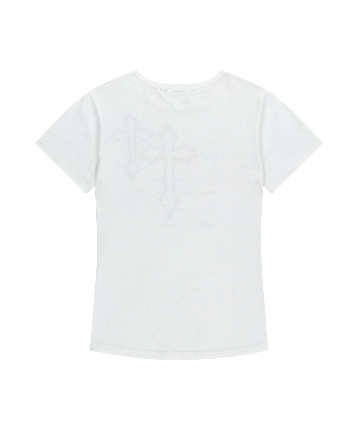 아캄(AAKAM) Laced CROS2 Patch Half Top (White)