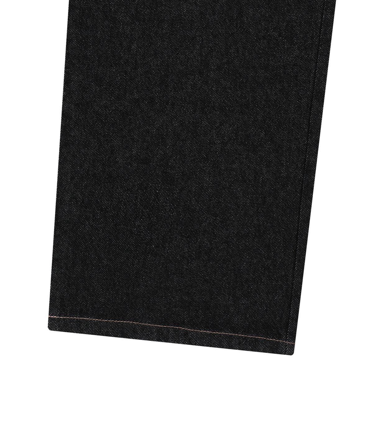 아캄(AAKAM) Waist Contrast Denim Pants (Black)