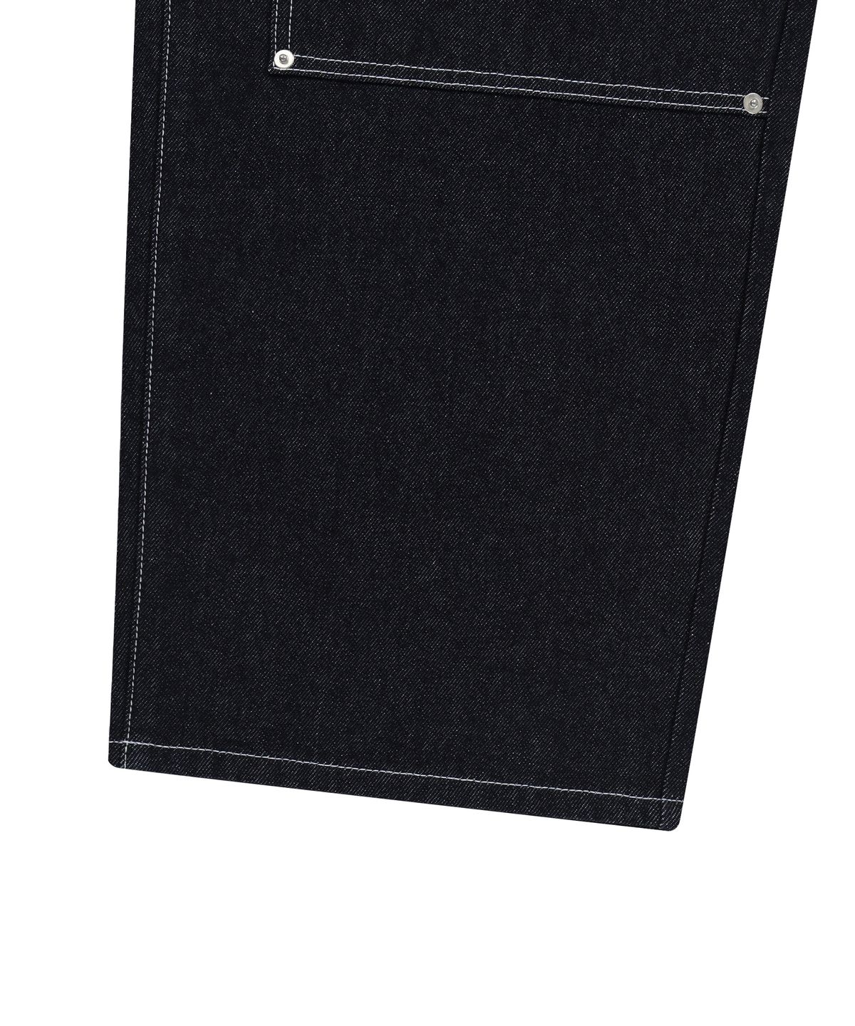 아캄(AAKAM) Double Knee Denim Pants (Dark Blue)